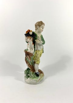 Bristol Porcelain Figure of a Boy, circa 1775
