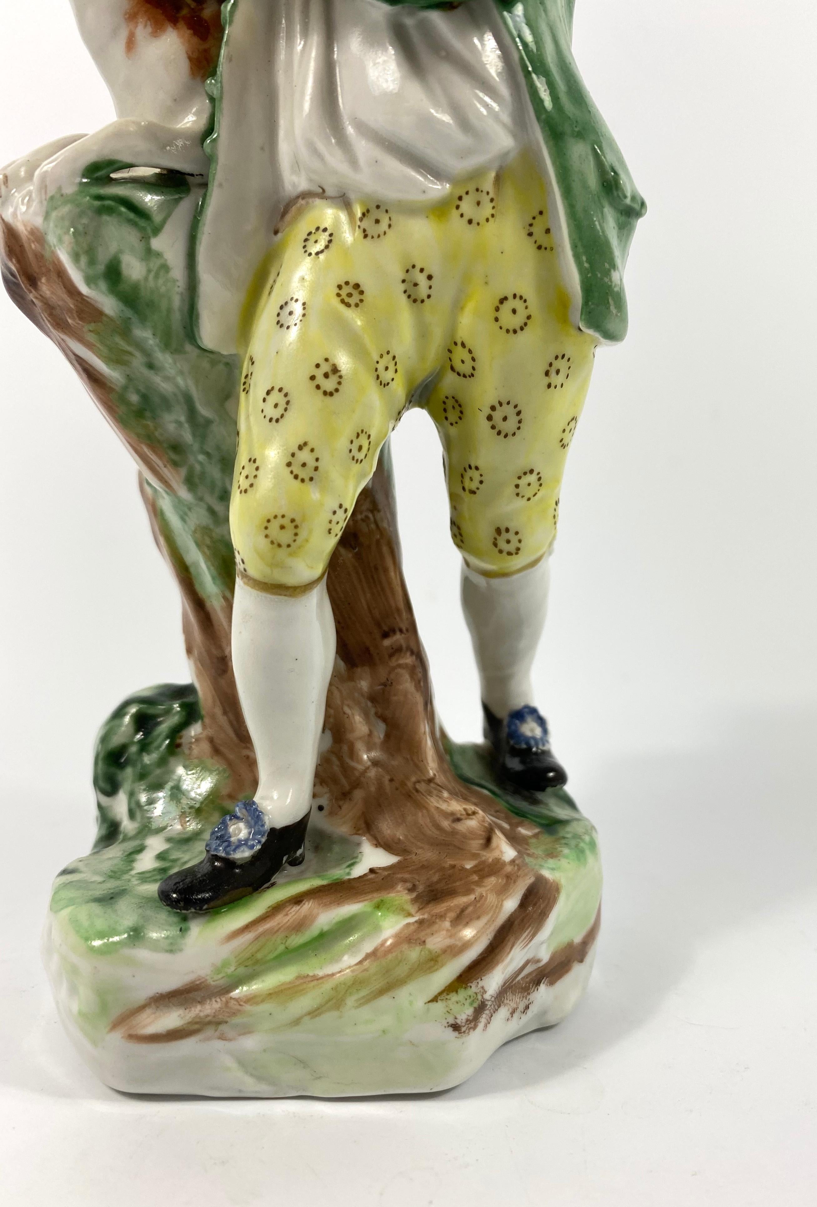 Bristol Porcelain Figure of a Boy, circa 1775 1