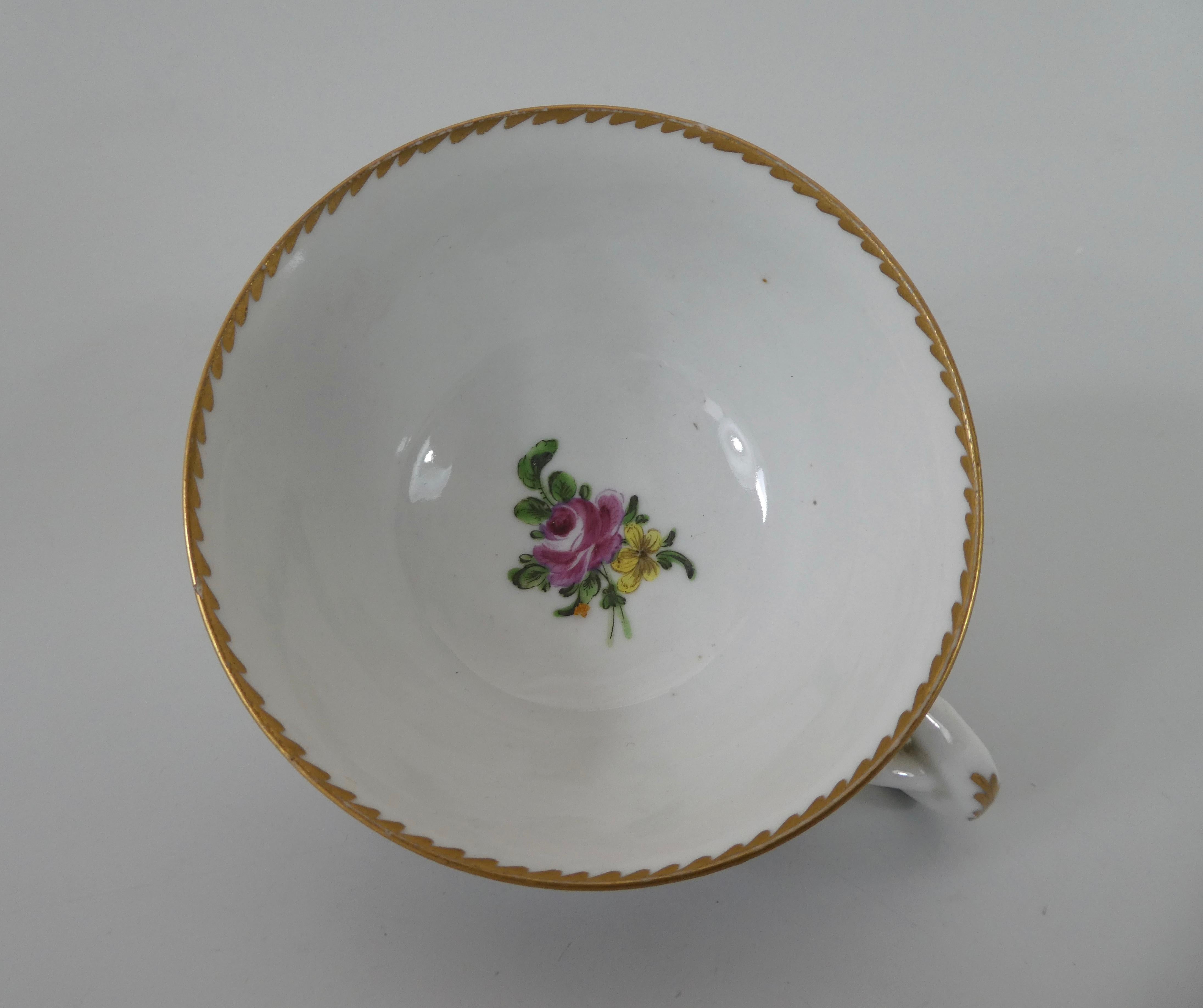 Bristol Porcelain ‘Ludlow Service’, Cup, Saucer & Spoon, circa 1775 6