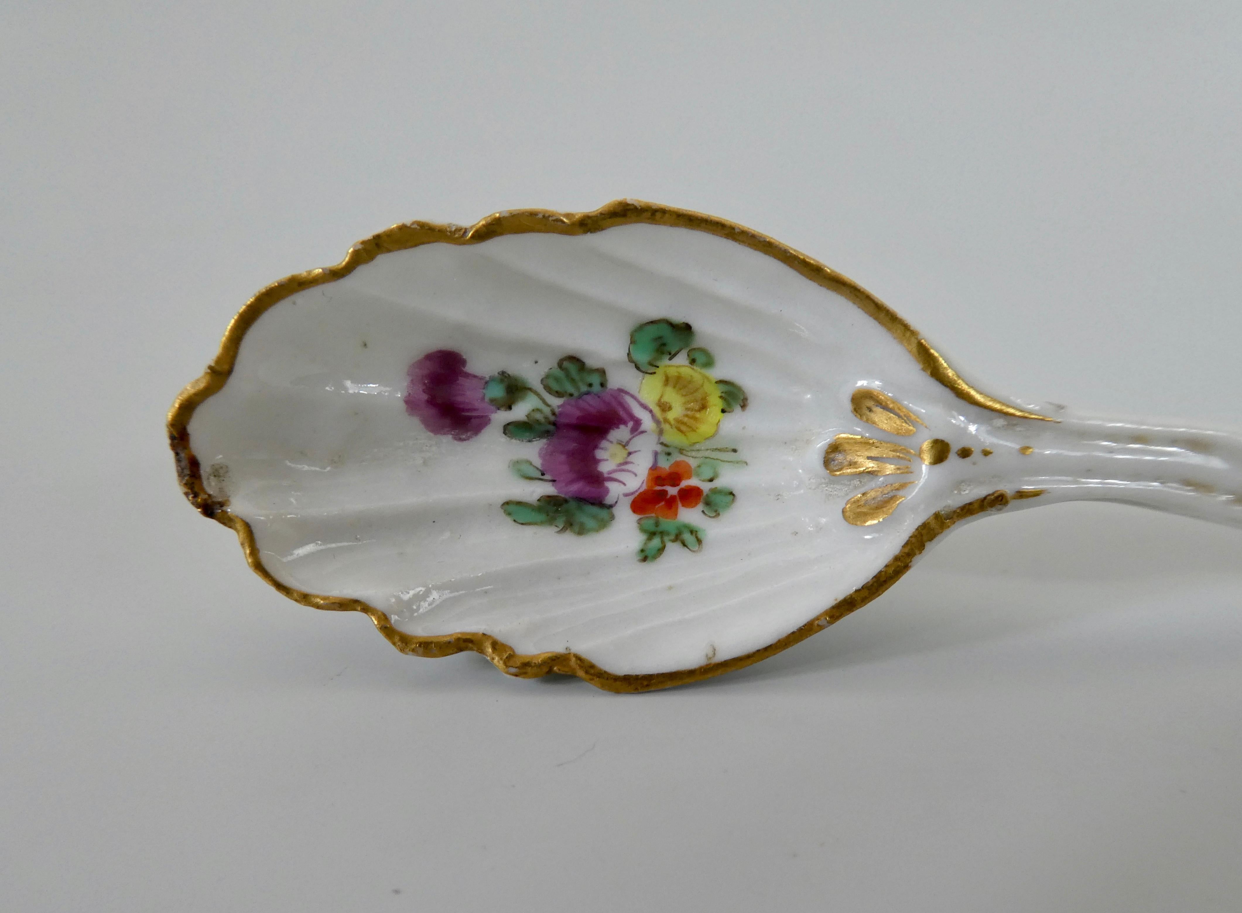 Bristol Porcelain ‘Ludlow Service’, Cup, Saucer & Spoon, circa 1775 8
