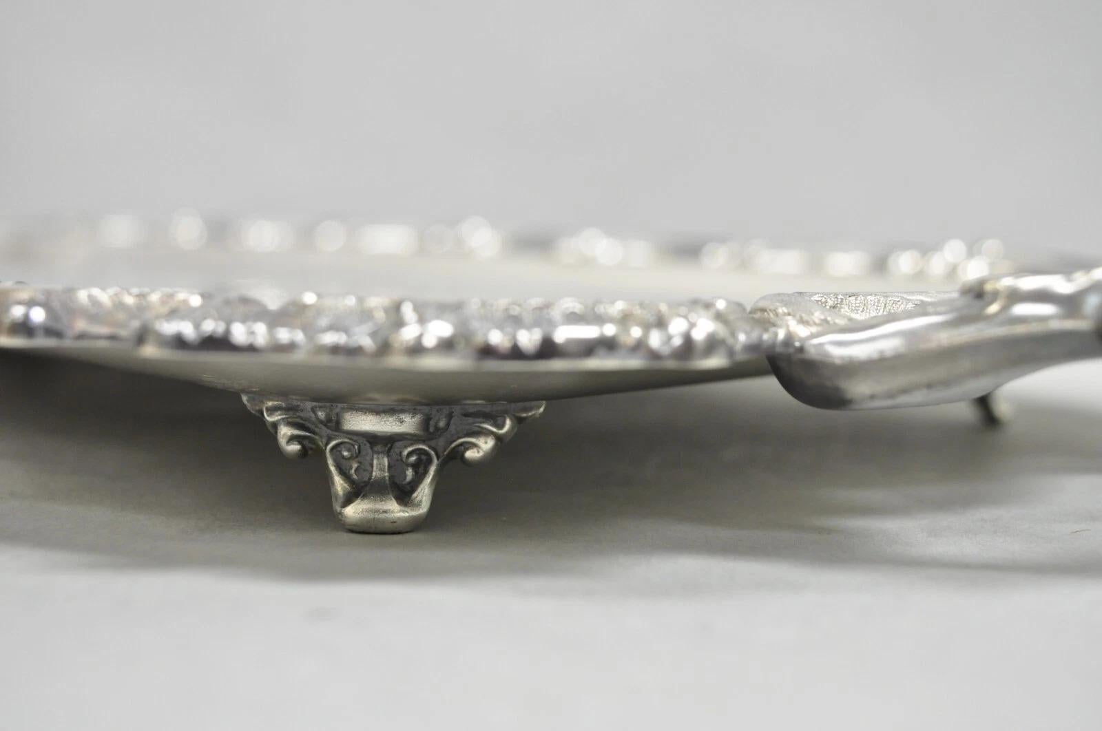 Bristol Silverplate by Poole 132 Versilbertes schmales Serviertablett Schale Tablett im Angebot 1