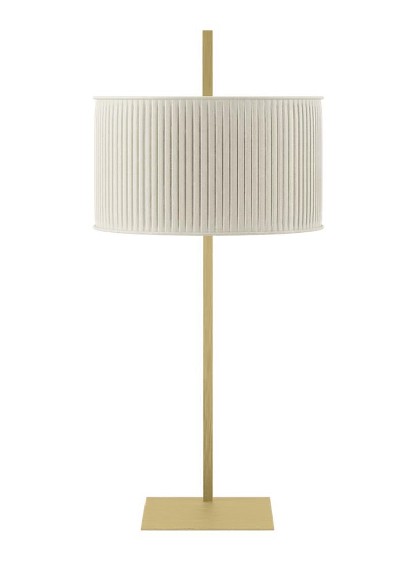 Brushed Bristol Table Lamp For Sale