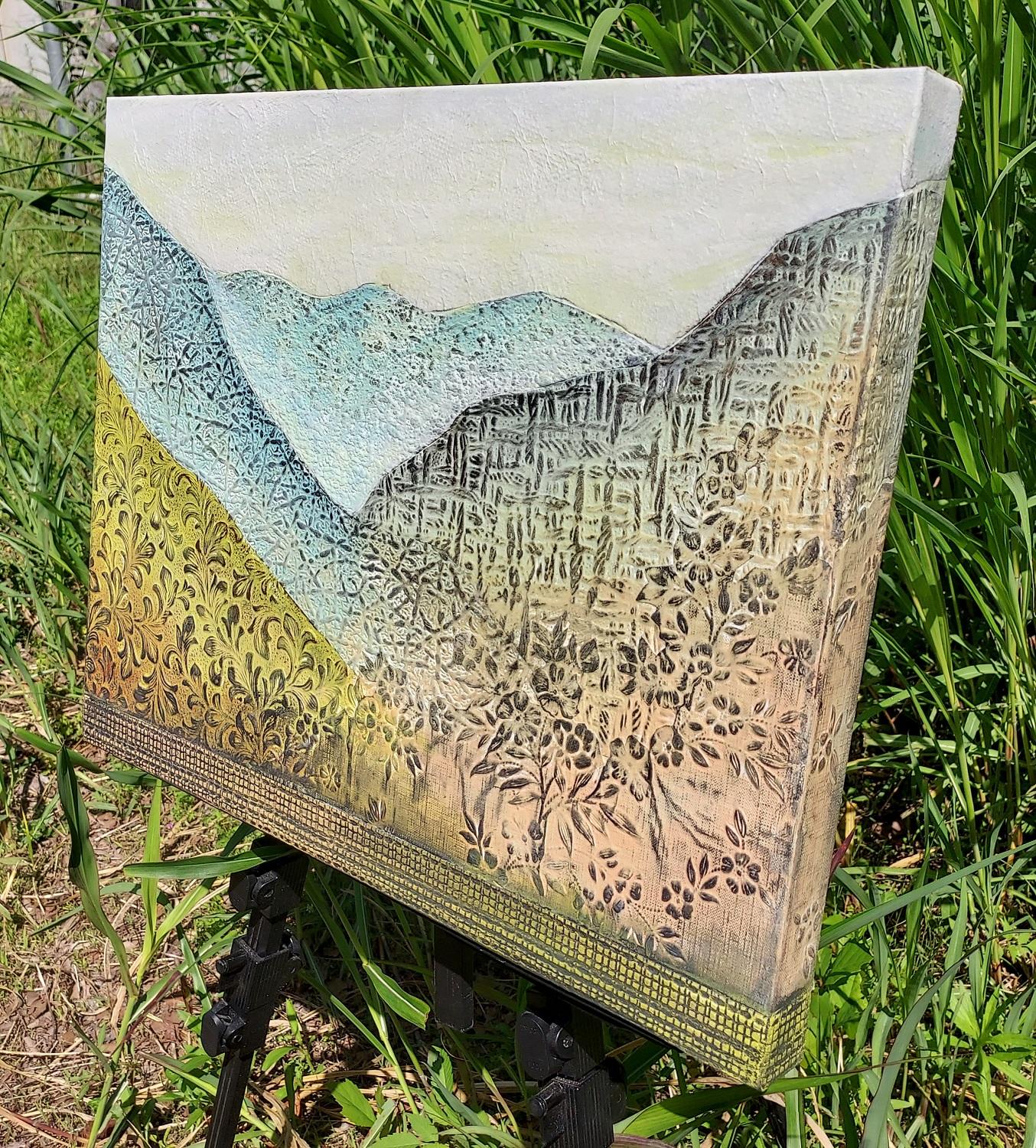 Thanksgiving, Originalgemälde (Expressionismus), Mixed Media Art, von Brit J Oie