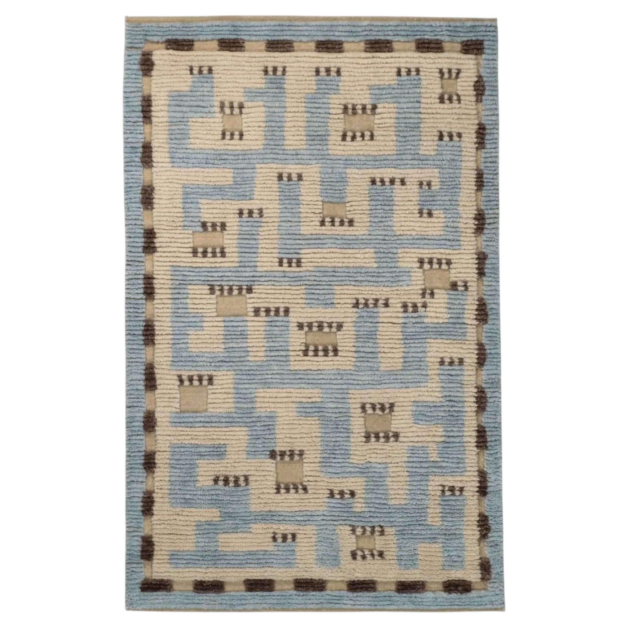 Brita Hand-Knotted Wool Rug – 3'3" x 5'2"