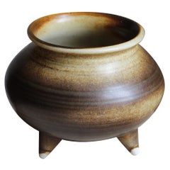 Brita Heilimo, Vase, Glazed Stoneware, Arabia, Finland, 1950s