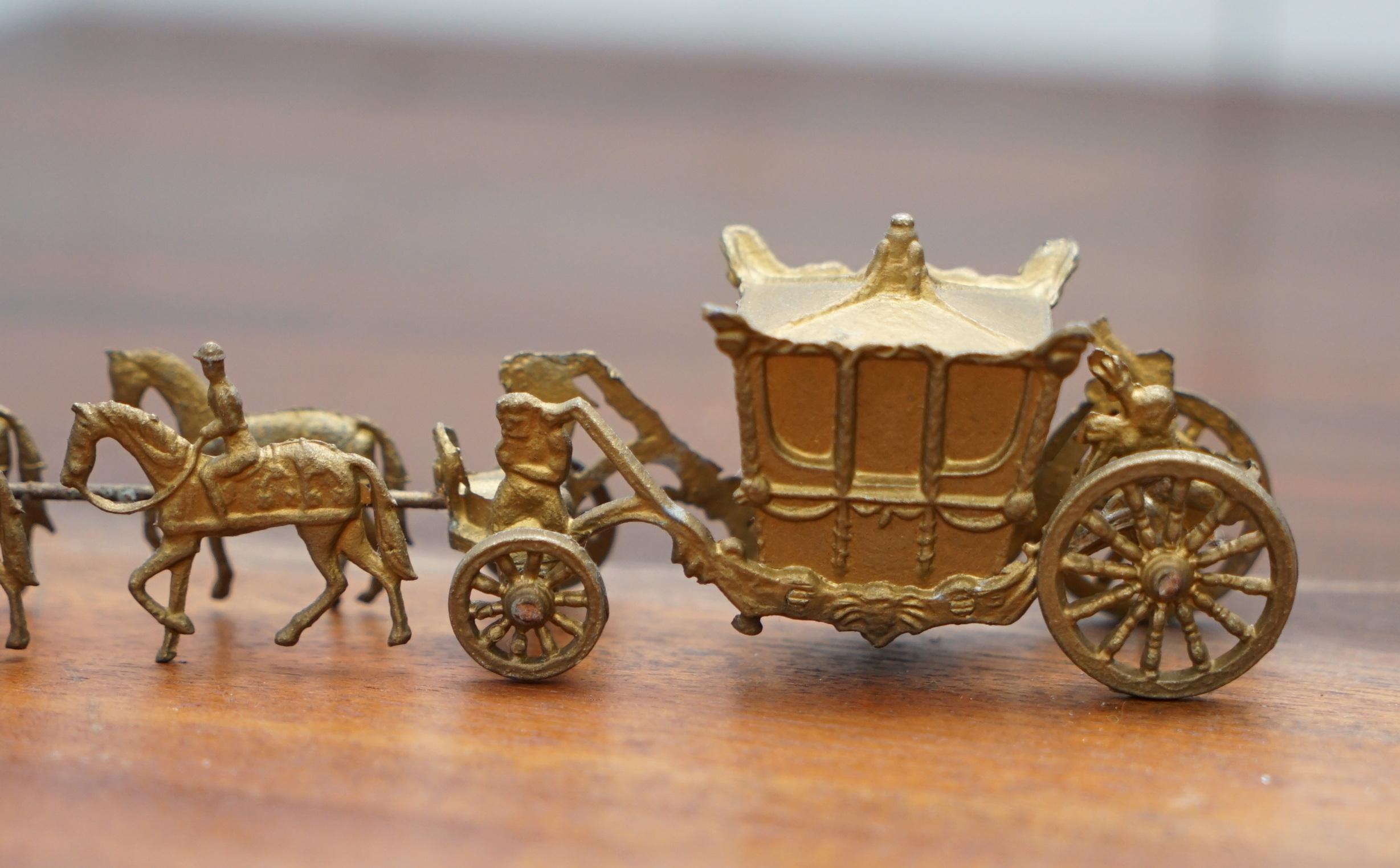 Hand-Crafted Britains 44D Her Majesty's State Coach 1761 King George III 1935 Rare Boxed