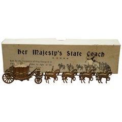 Vintage Britains 44D Her Majesty's State Coach 1761 King George III 1935 Rare Boxed