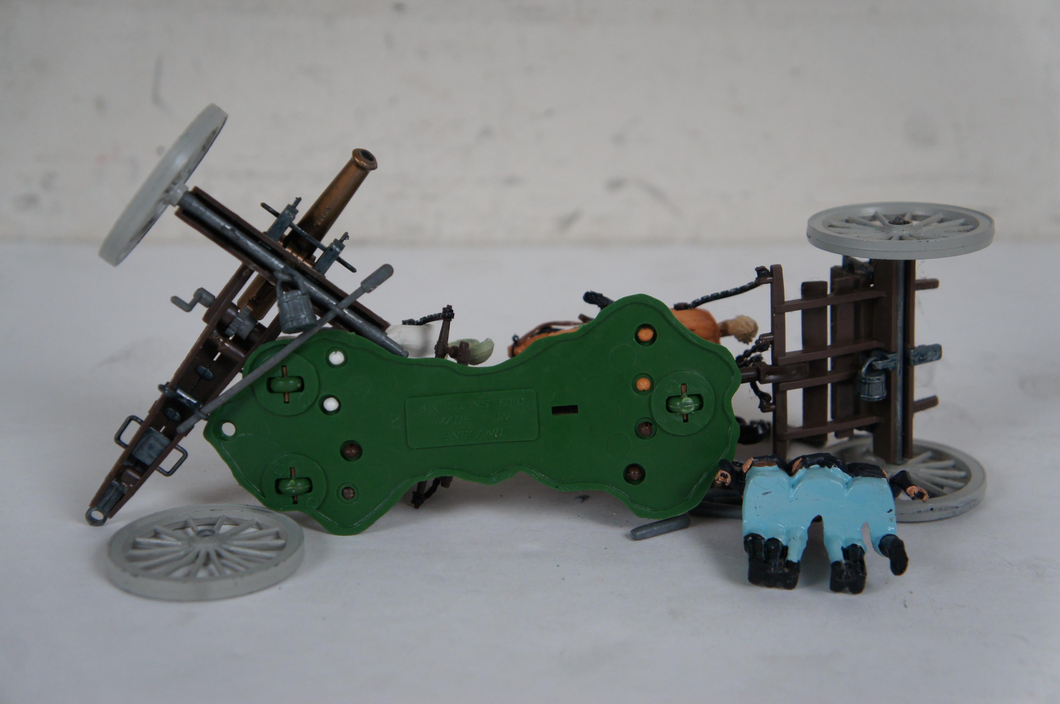 Britains American Civil War Union Toy Soldiers Gun Team Artillery Carriage 6