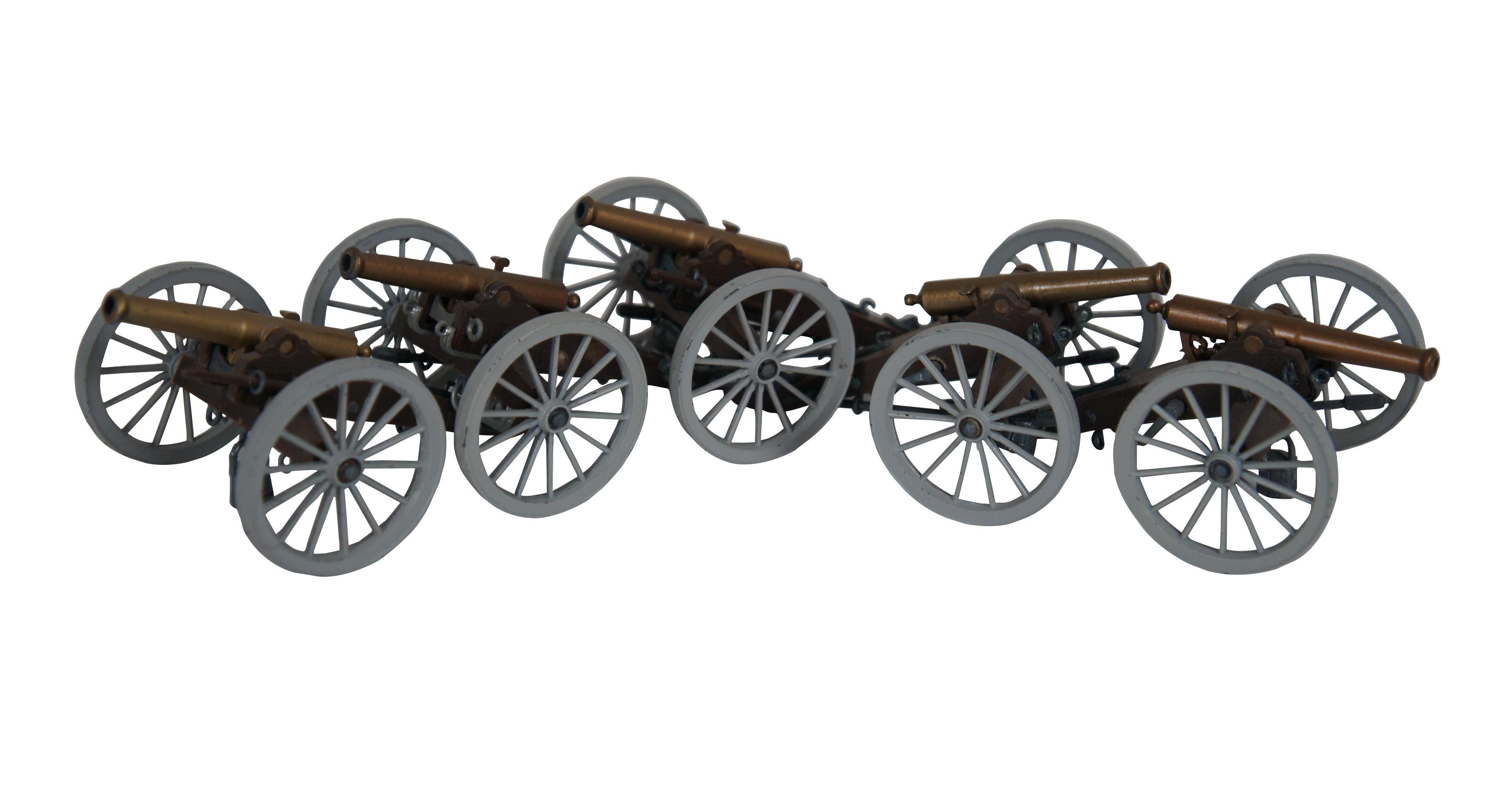 Britains American Civil War Union Toy Soldiers Gun Team Artillery Carriage In Good Condition In Dayton, OH