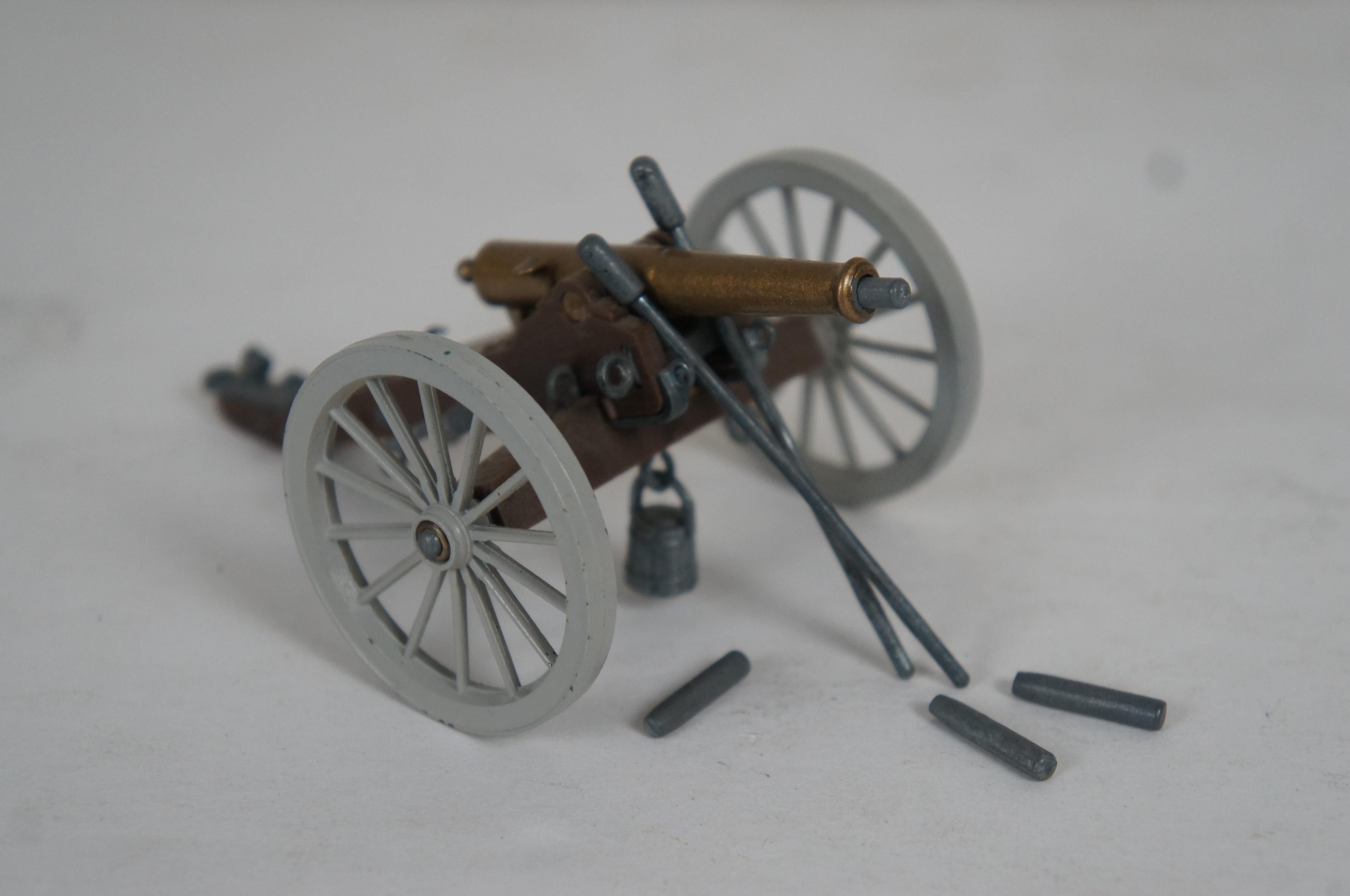 Britains American Civil War Union Toy Soldiers Gun Team Artillery Carriage 1