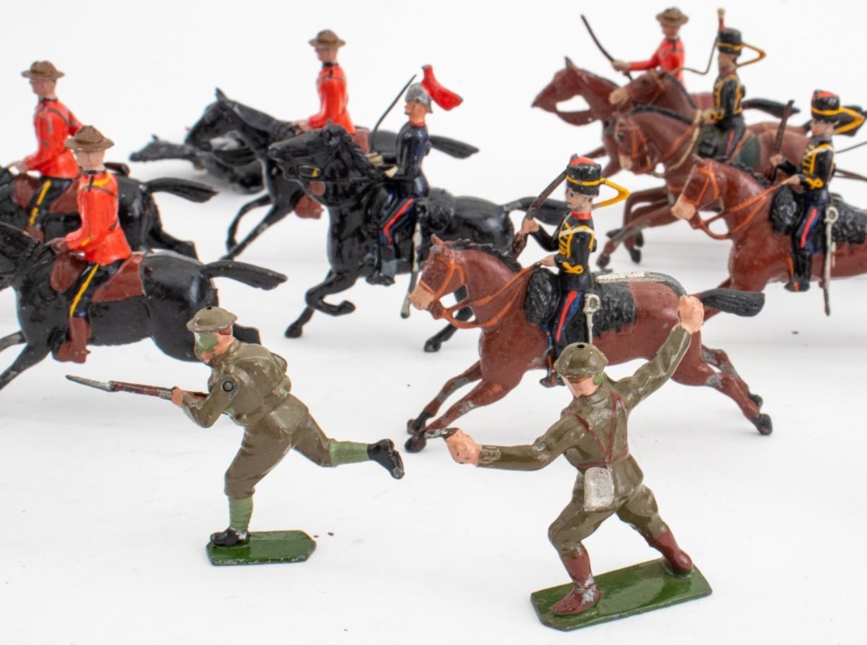 20th Century Britains Ltd Artillery Carriage & Lead Soldiers For Sale