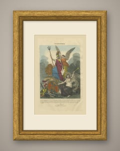Britannia Crowned by Victory with Fame and the British Lion, 1816