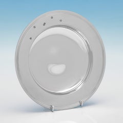 Britannia standard silver armada dish in presentation box - made in 2007