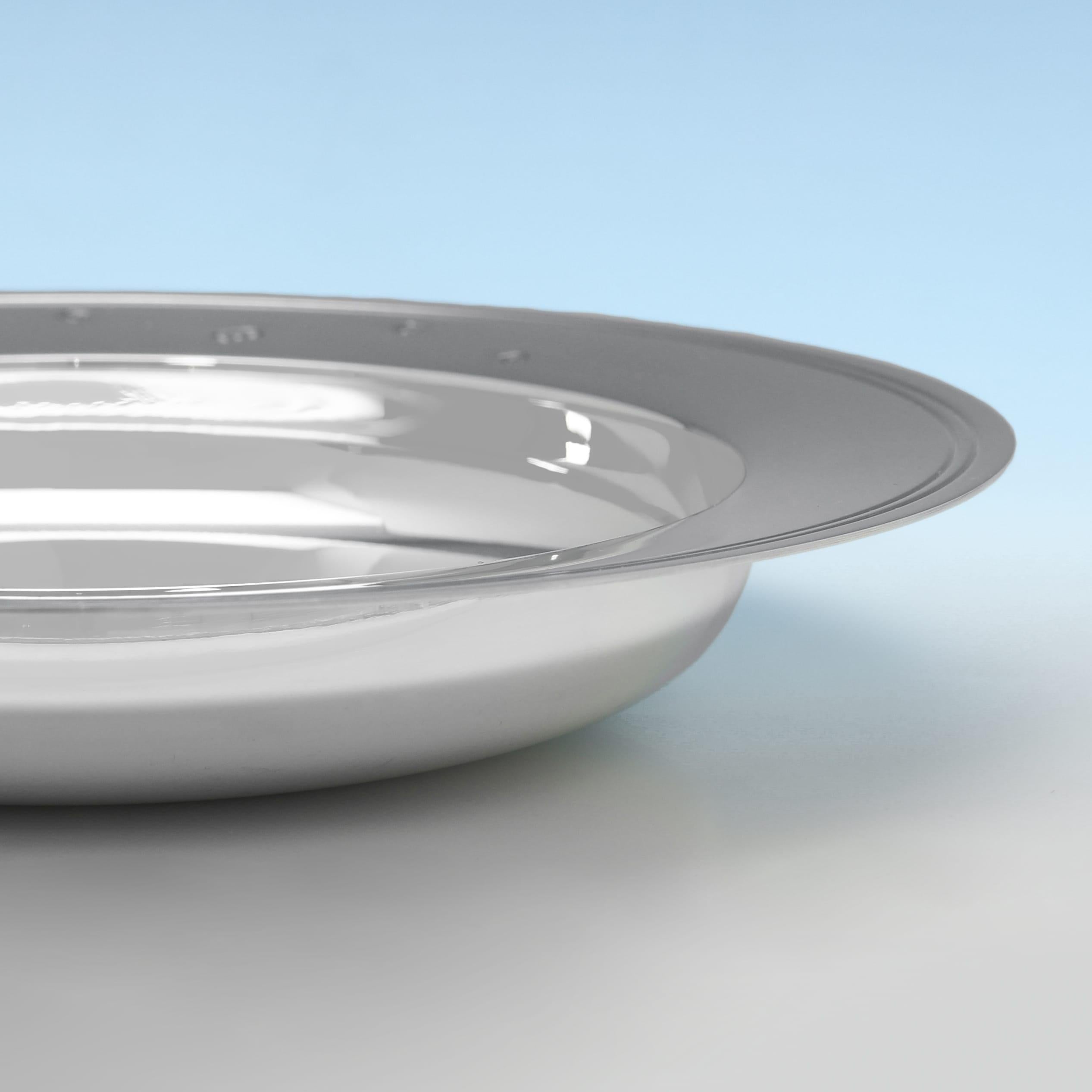 Inglese Piatto Britannia standard armada in argento con scatola di presentazione - realizzato nel 2007 in vendita
