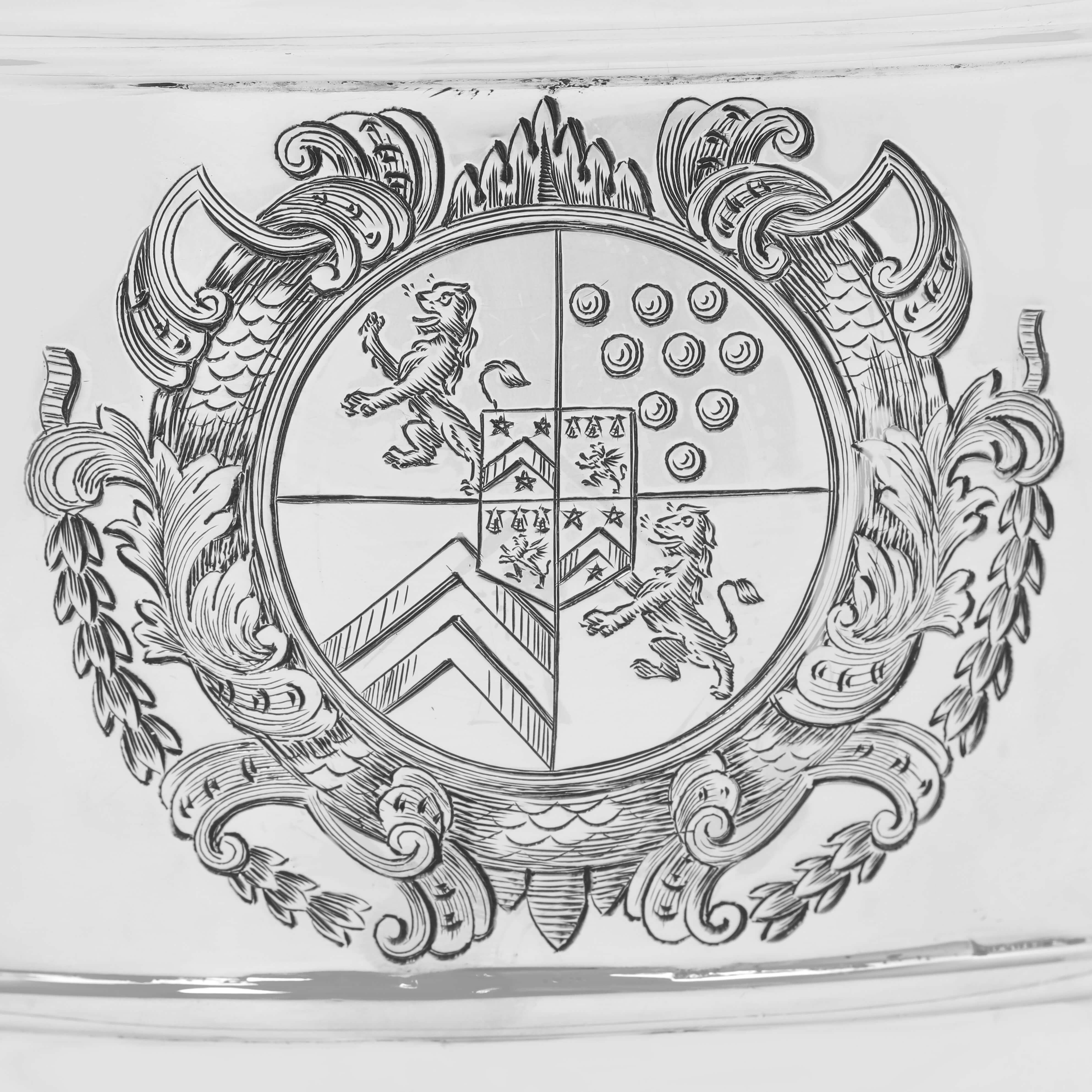 Britannia Standard Silver Rare George I Brittania Standard Silver Cup & Cover - London 1716 Lewis Mettayer For Sale