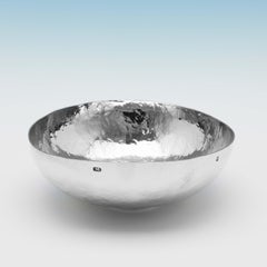 Britannia Standard Silver Modernist Bowl by Roger Doyle, London, 2000
