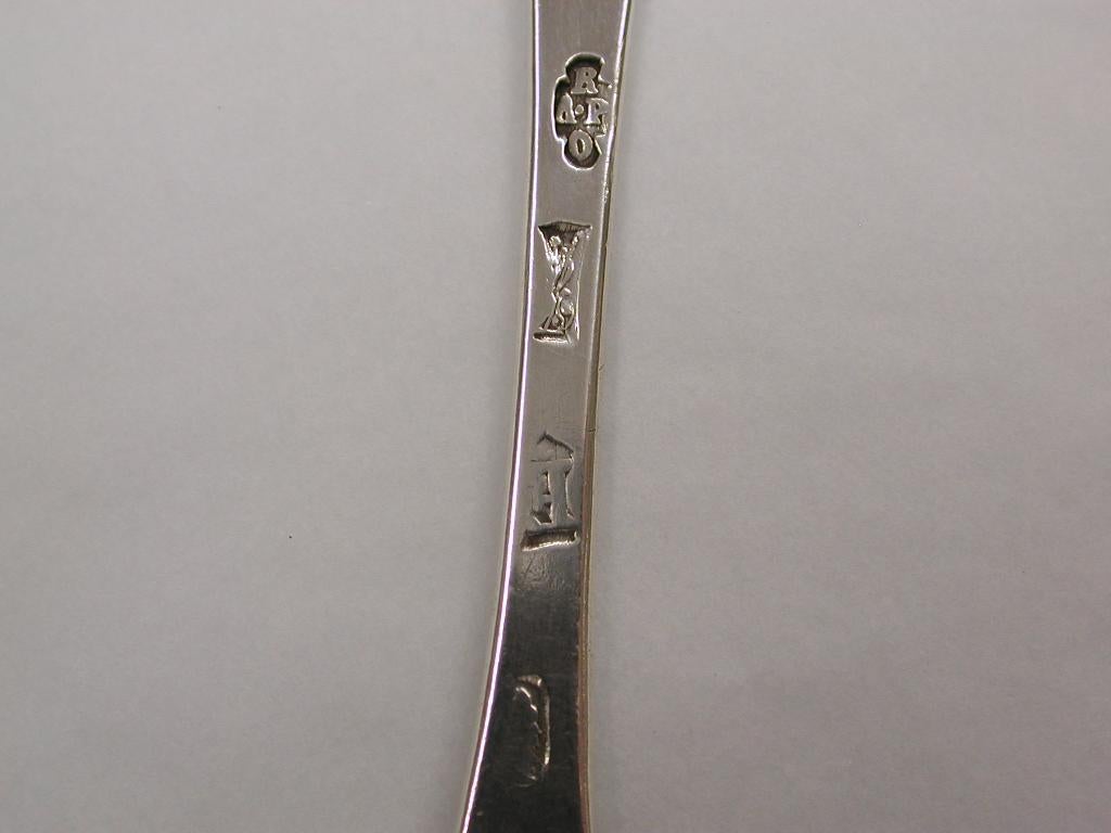 Britannia Standard Silver Table Spoon, 1720, Hugh Arnett & Edward Pocock, London 1