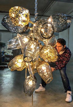 Britannica Chandelier ‘Vertical’ by Barlas Baylar