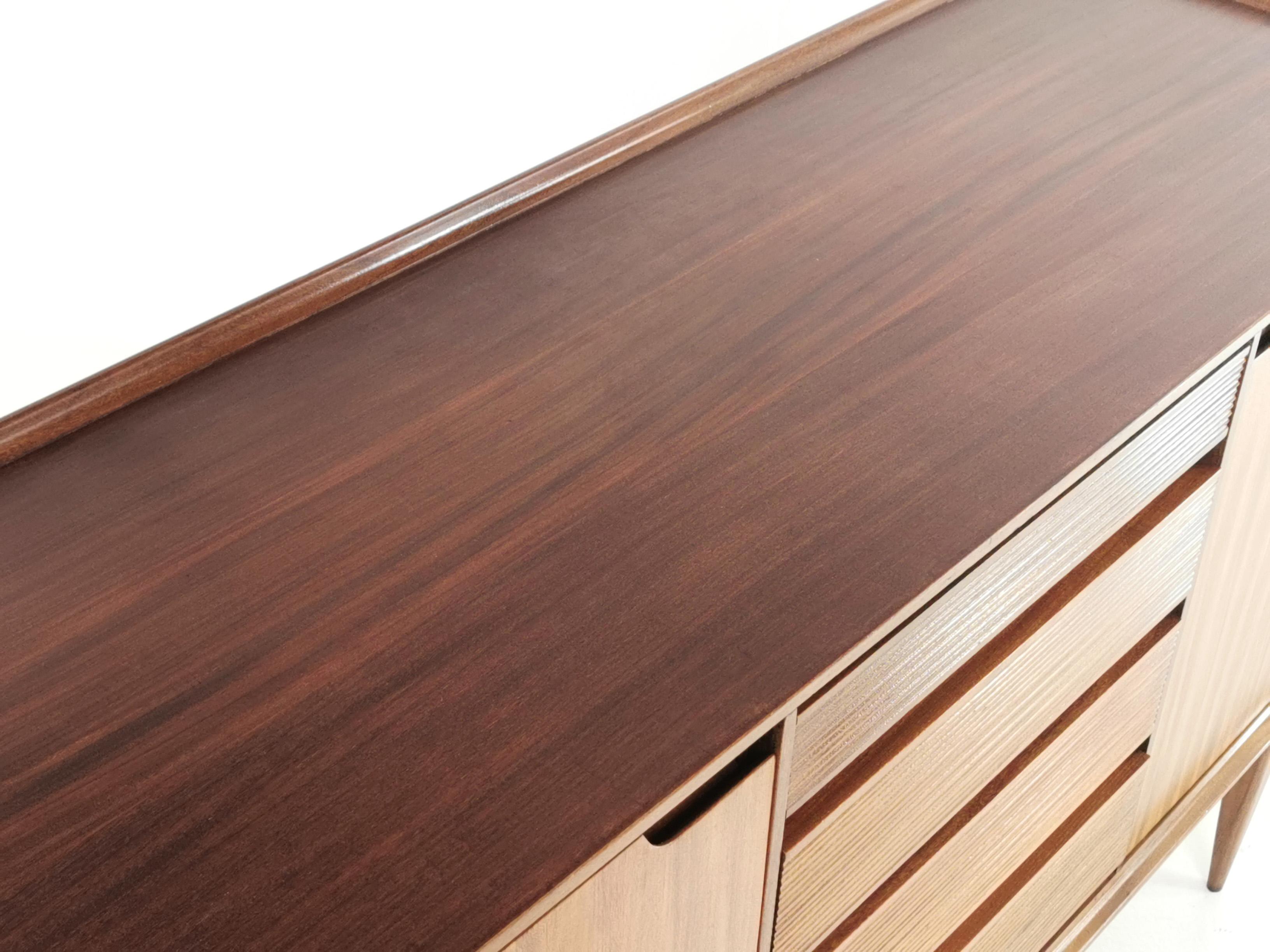 British Afromosia Teak Sideboard by Richard Hornby for Fyne Ladye, Midcentury 4