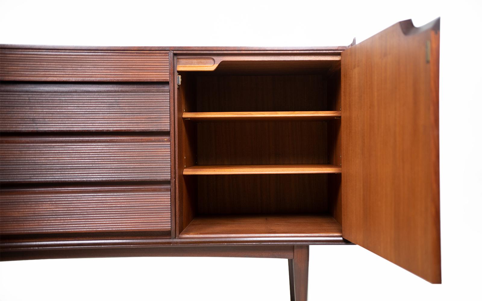 European British Afromosia Teak Sideboard by Richard Hornby for Fyne Ladye, Mid-Century