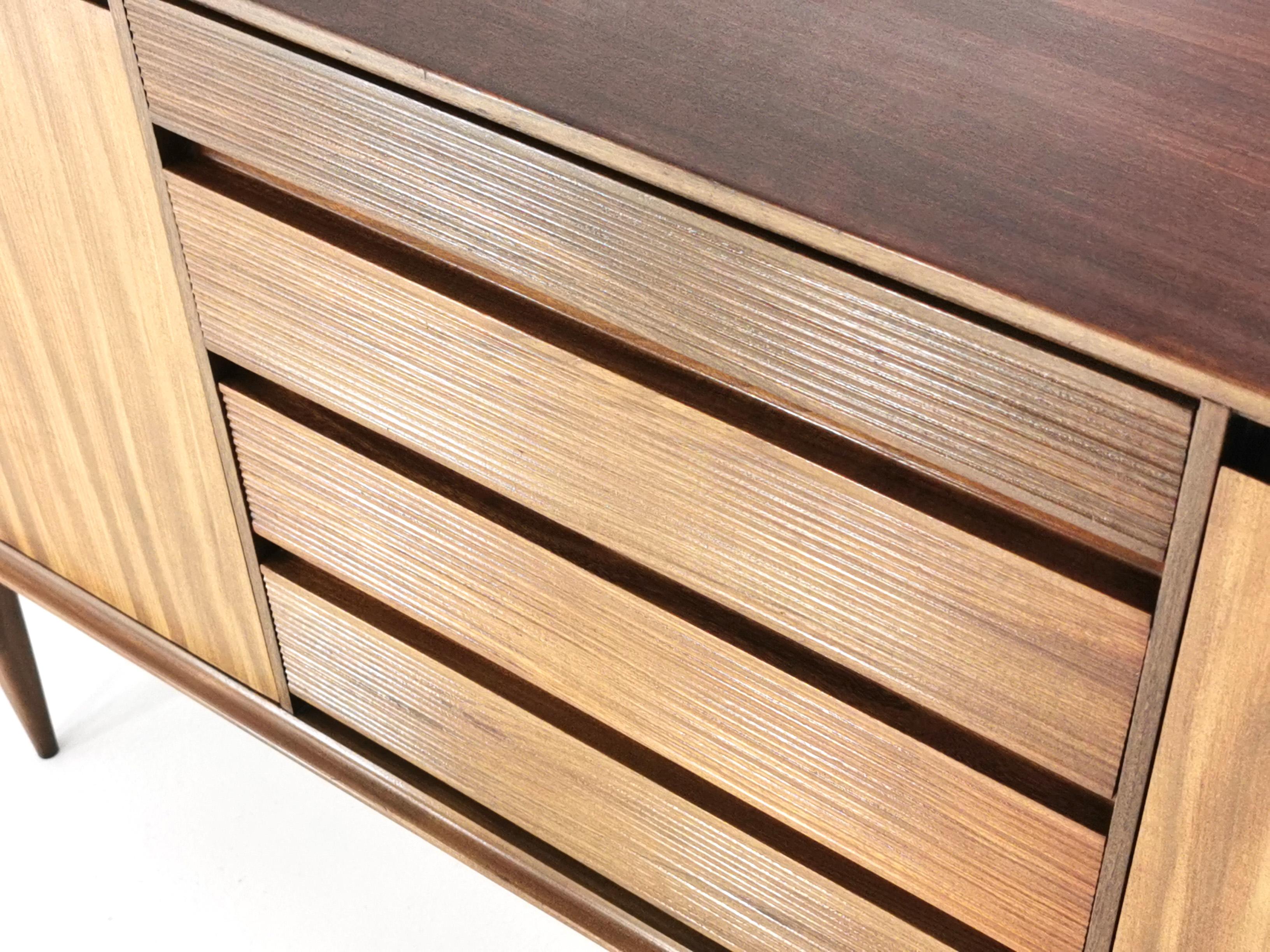 British Afromosia Teak Sideboard by Richard Hornby for Fyne Ladye, Midcentury 1