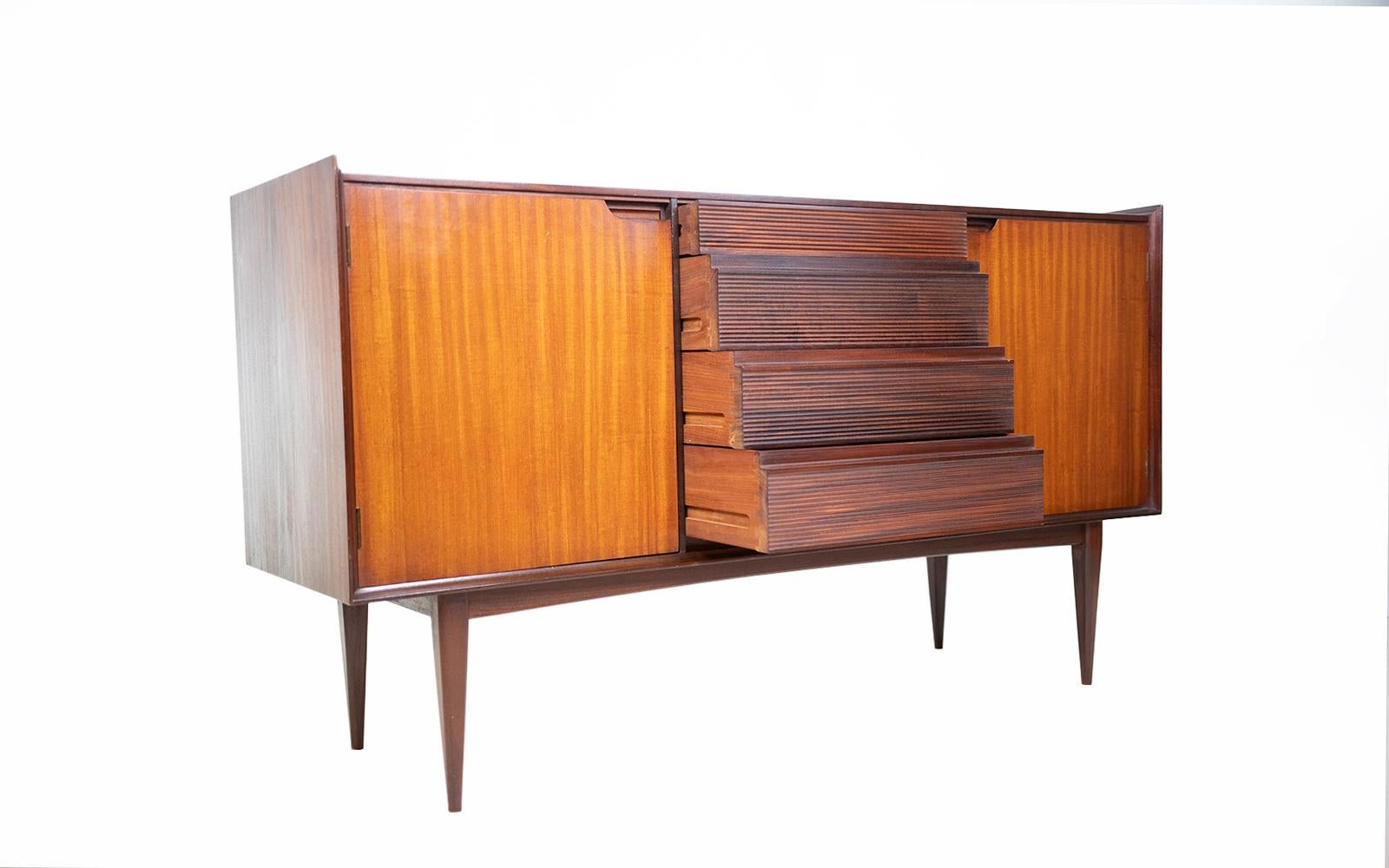 British Afromosia Teak Sideboard by Richard Hornby for Fyne Ladye, Mid-Century 1