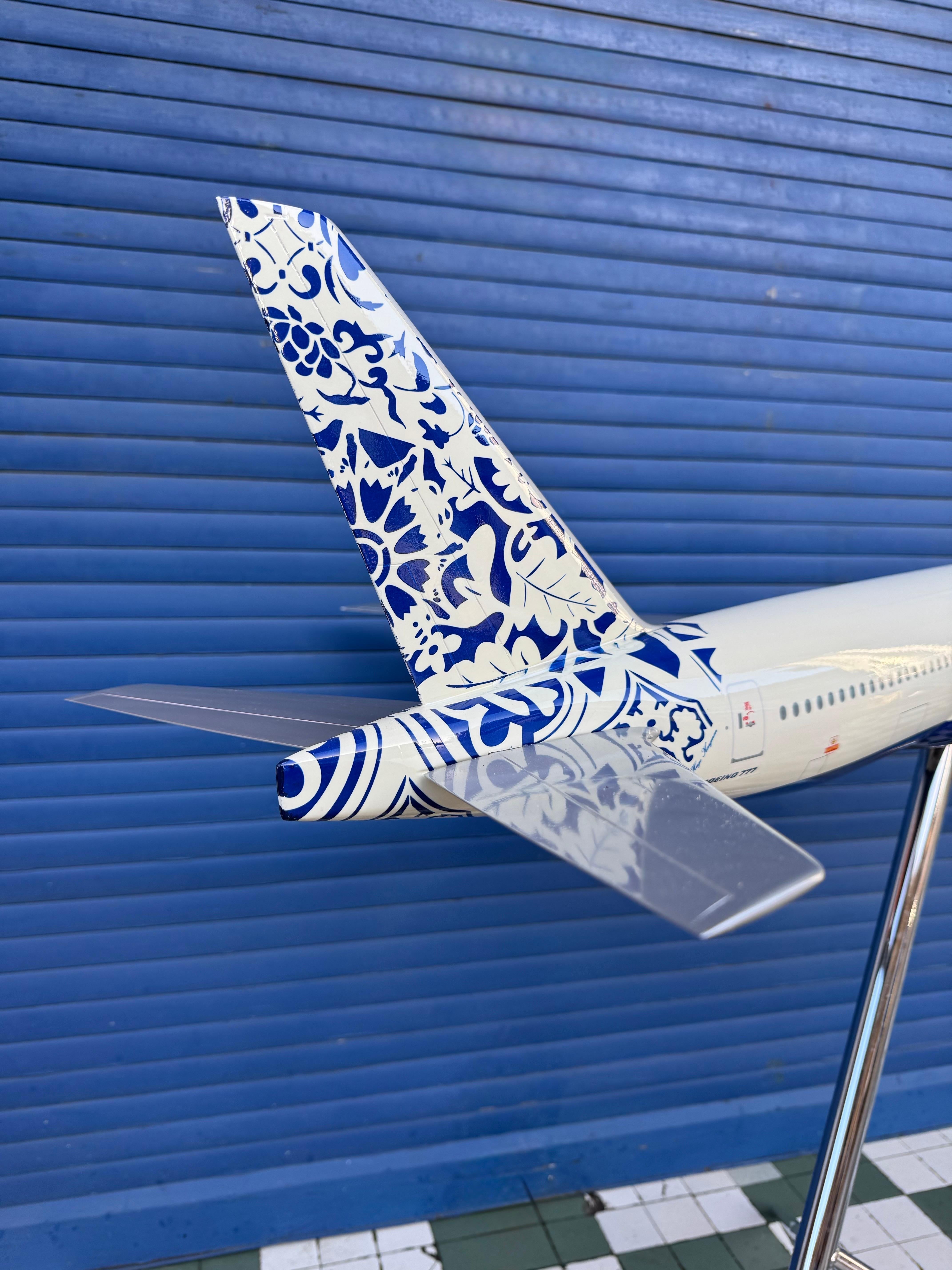 British Airways Boeing 777 travel agent model Plane in vendita 6