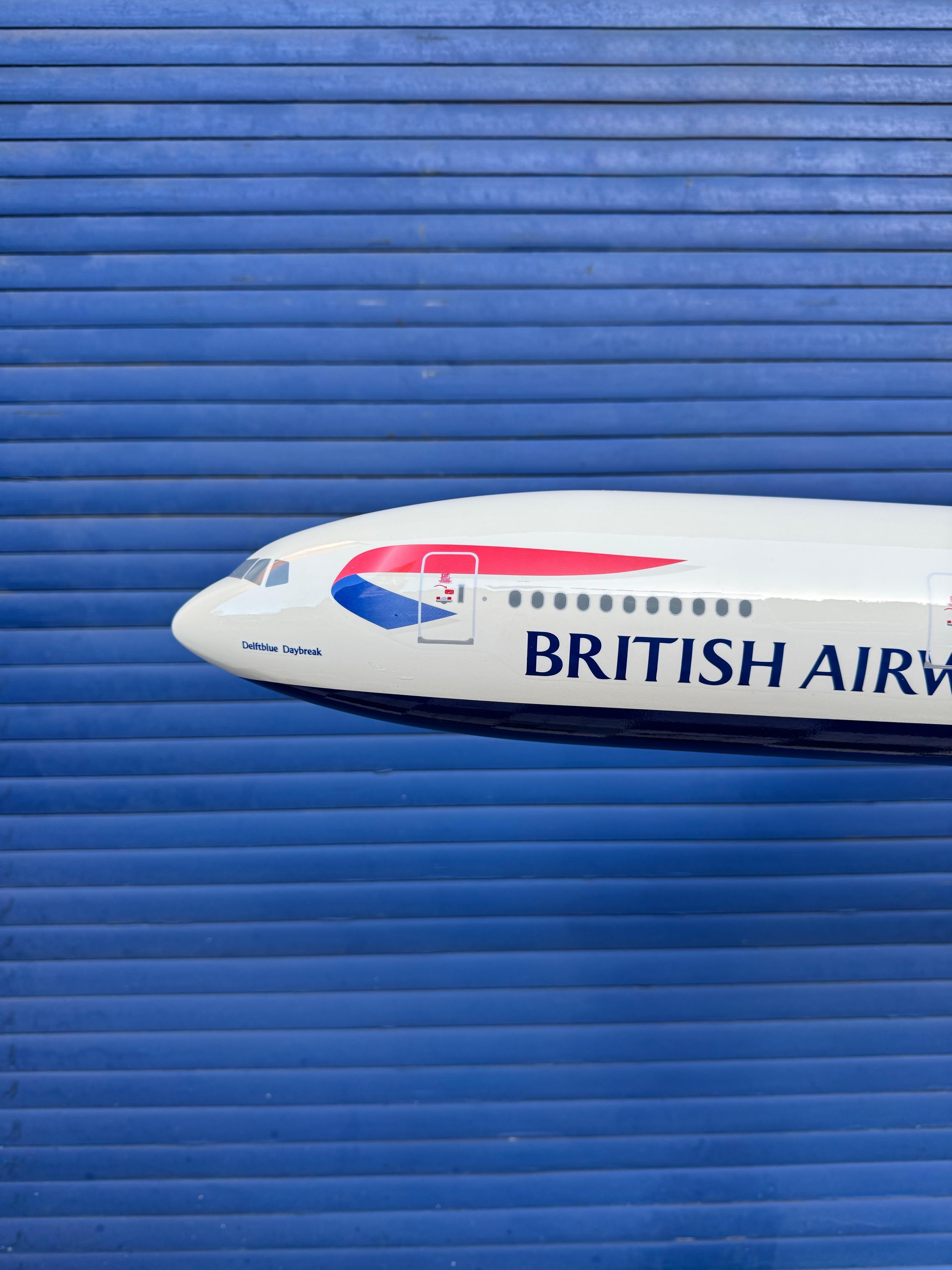 British Airways Boeing 777 travel agent model Plane In condizioni Nuovo in vendita a Daventry, GB