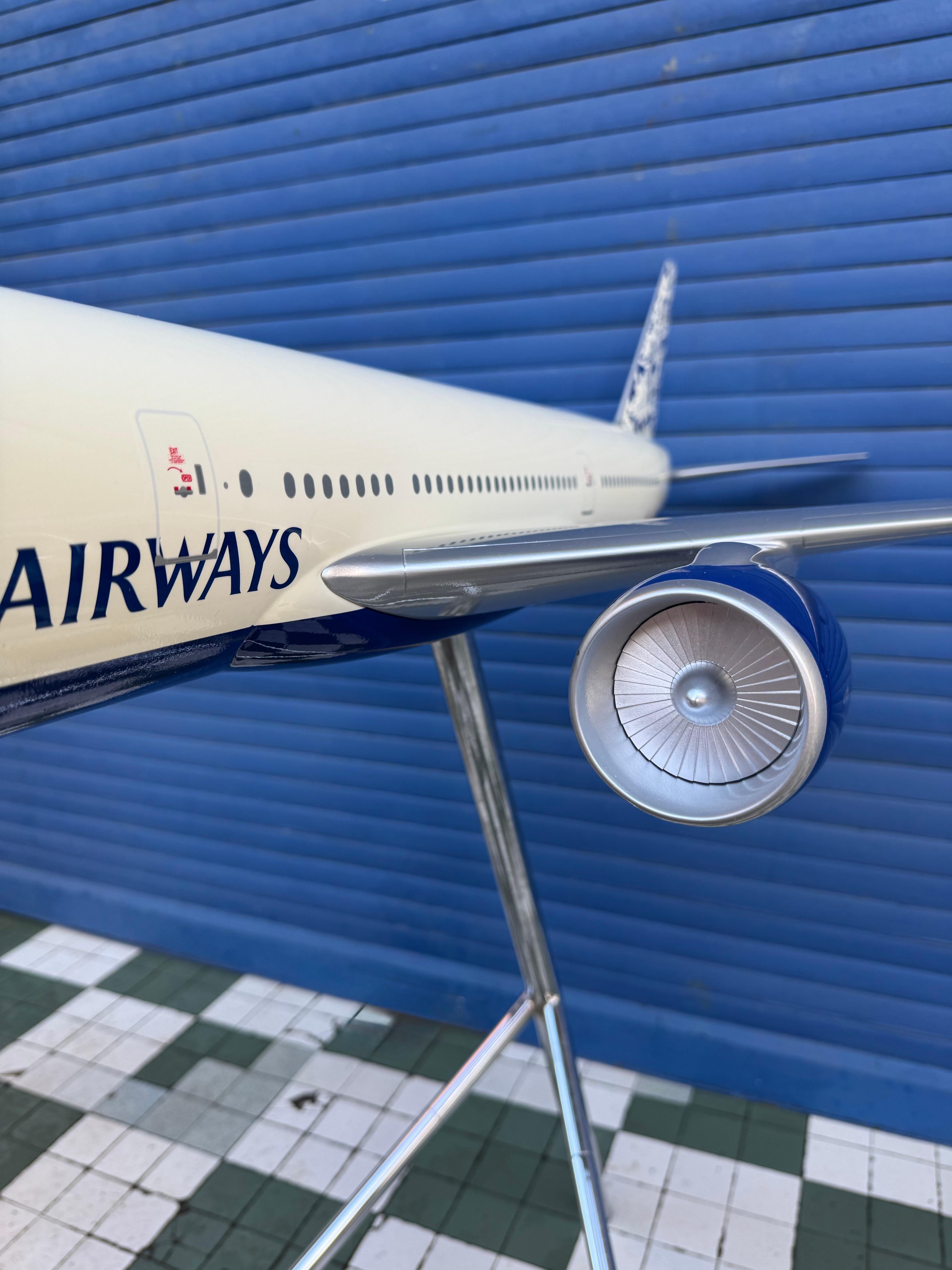 British Airways Boeing 777 travel agent model Plane in vendita 1