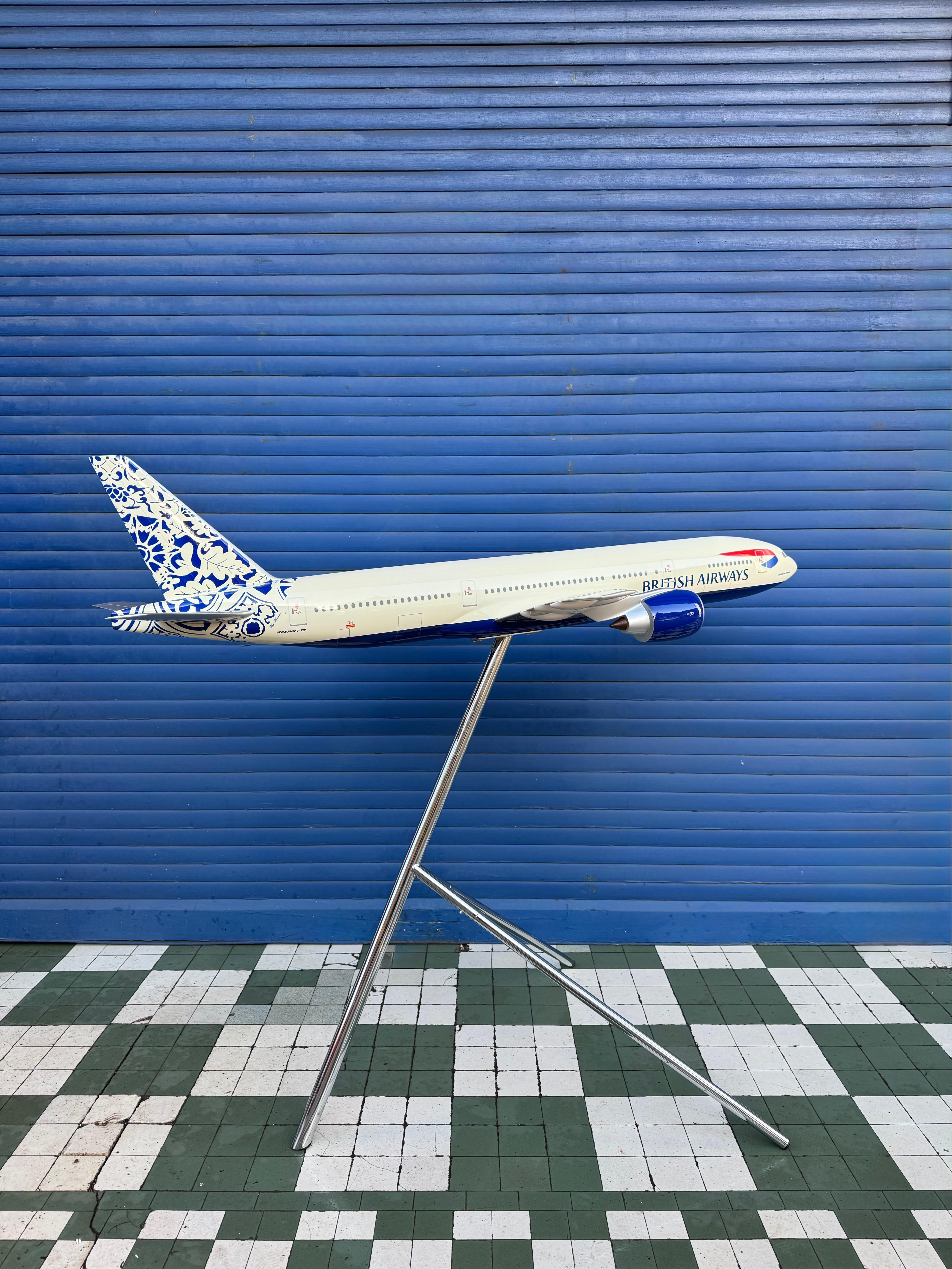British Airways Boeing 777 travel agent model Plane in vendita 2