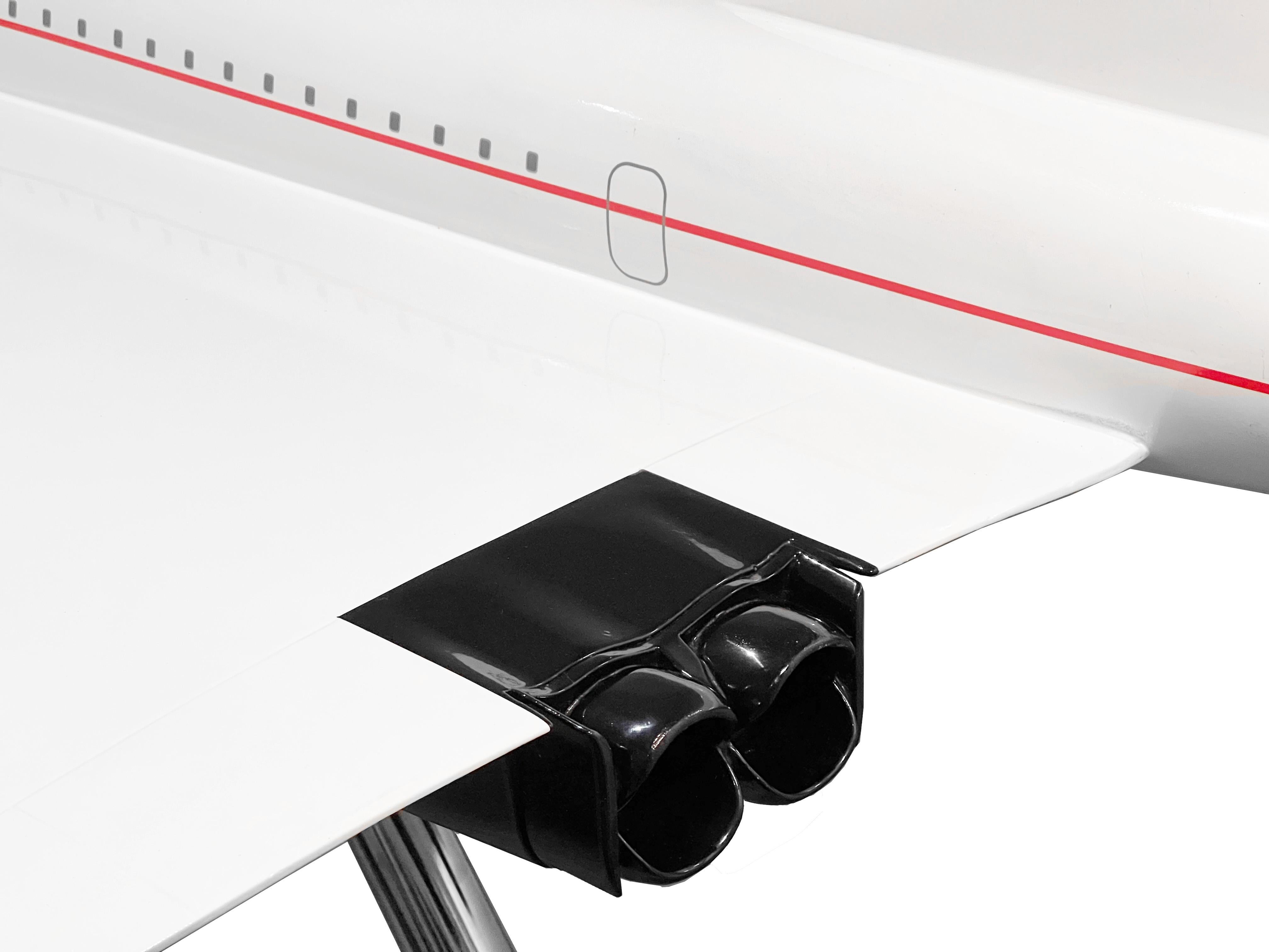 RARO Modello CONCORDO GRANDE
Tipo di aereo: Aérospatiale/BACS Concorde
Compagnia aerea: British Airways
Livrea: Landor Associates (1984-1997)
Produttore del modello: A Space Models UK
Scala: Scala 1/24
Provenienza: In precedenza era di proprietà di