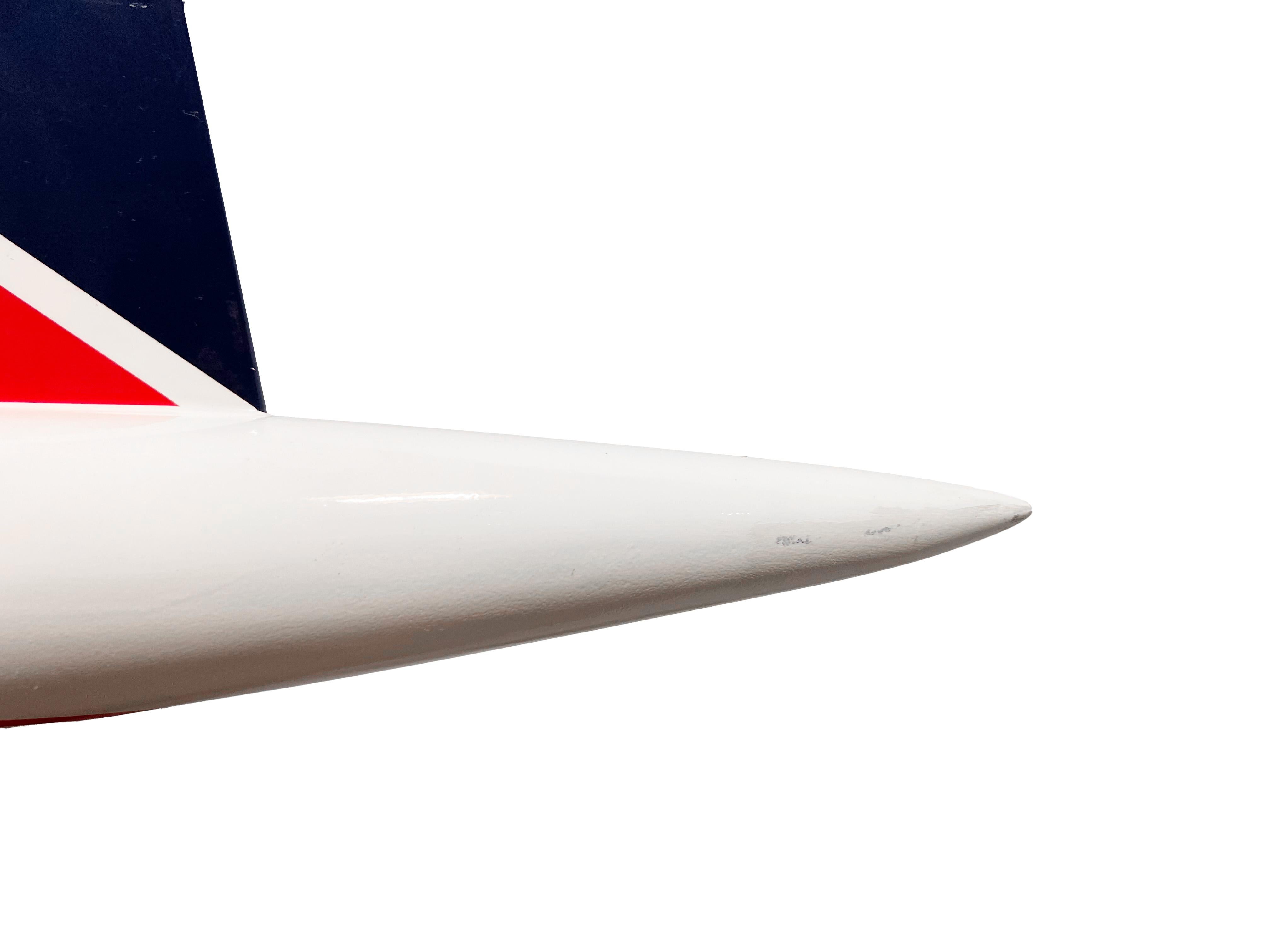 Großformatiges Modell „Concorde“ von British Airways (Gemalt) im Angebot
