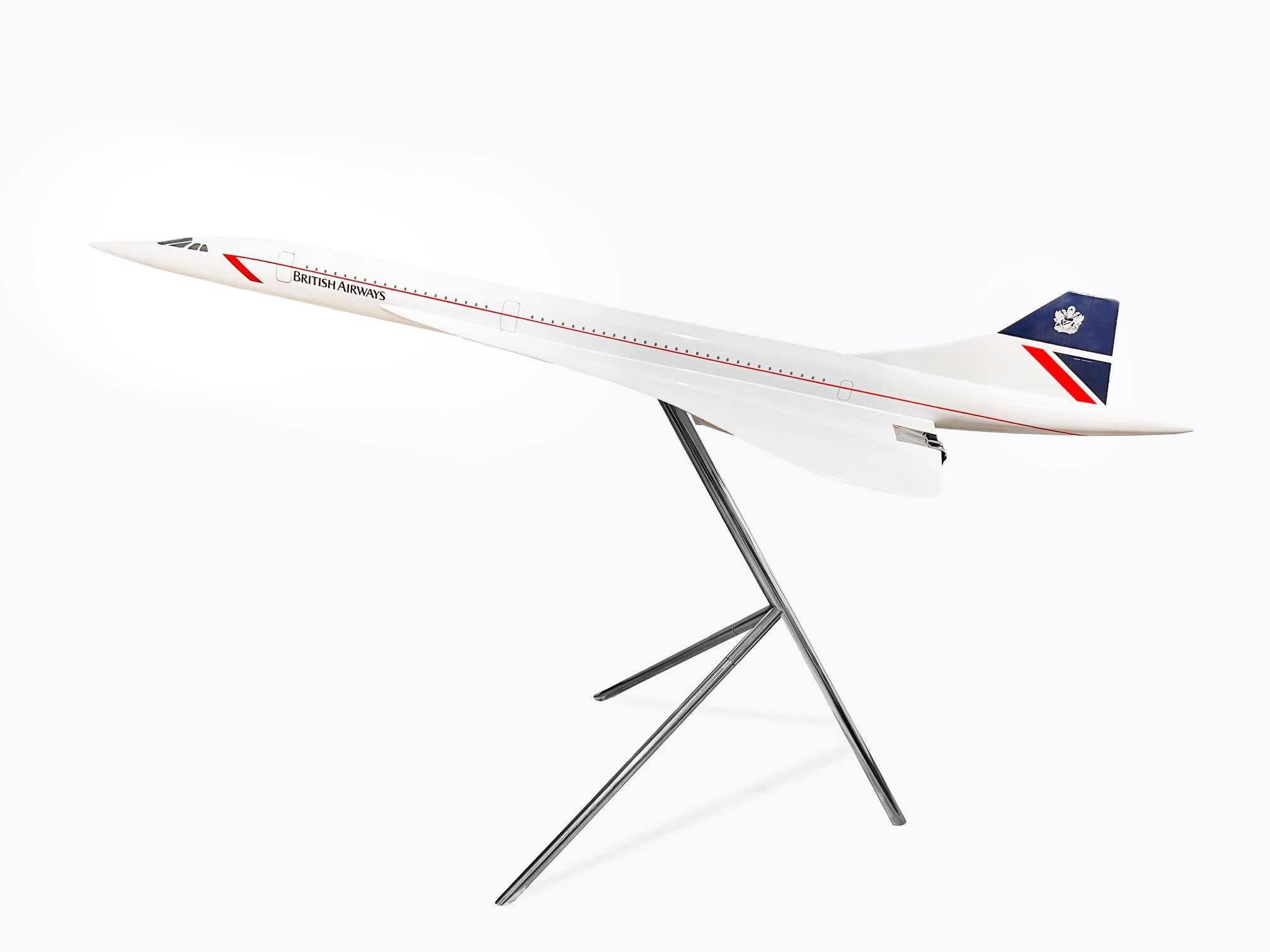 Großformatiges Modell „Concorde“ von British Airways