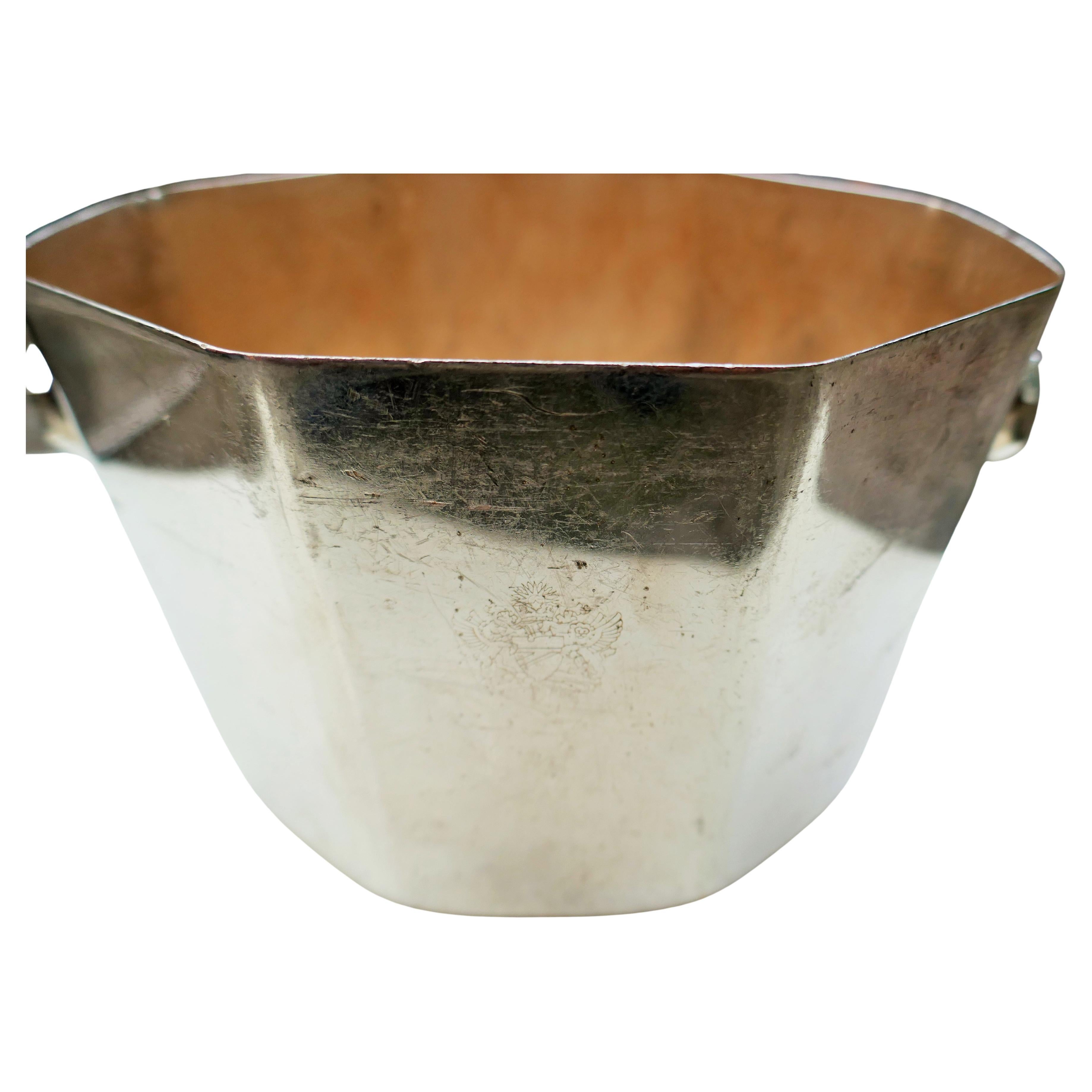 Art Deco British airways Metallia ice bucket For Sale