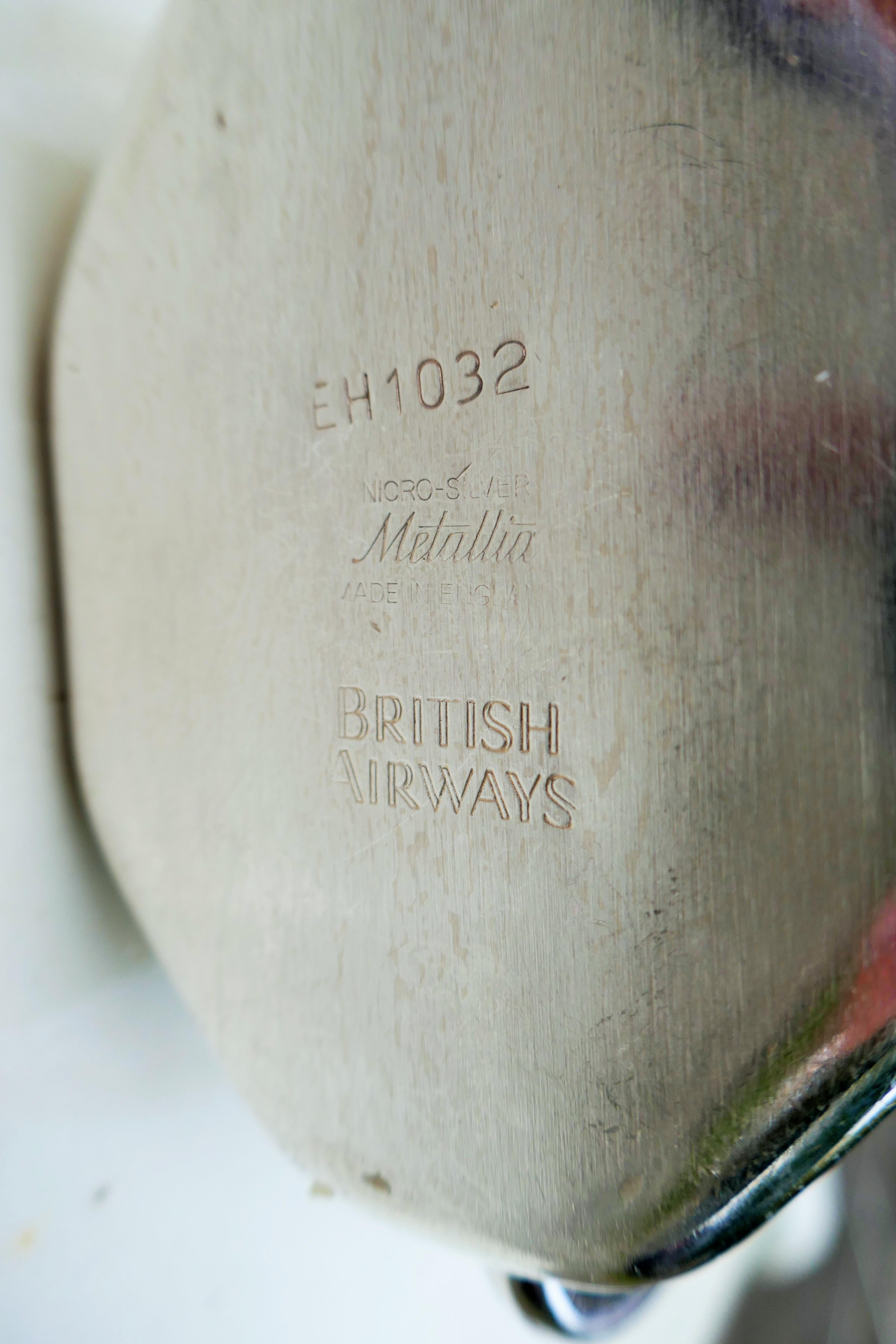 Mid-20th Century British airways Metallia sugar bowl in vendita