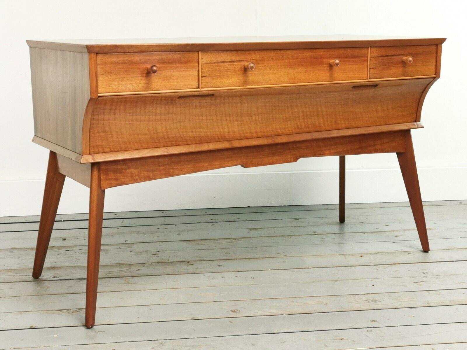 British Alfred Cox for Heals Mid-Century Walnut Sideboard Vintage 3