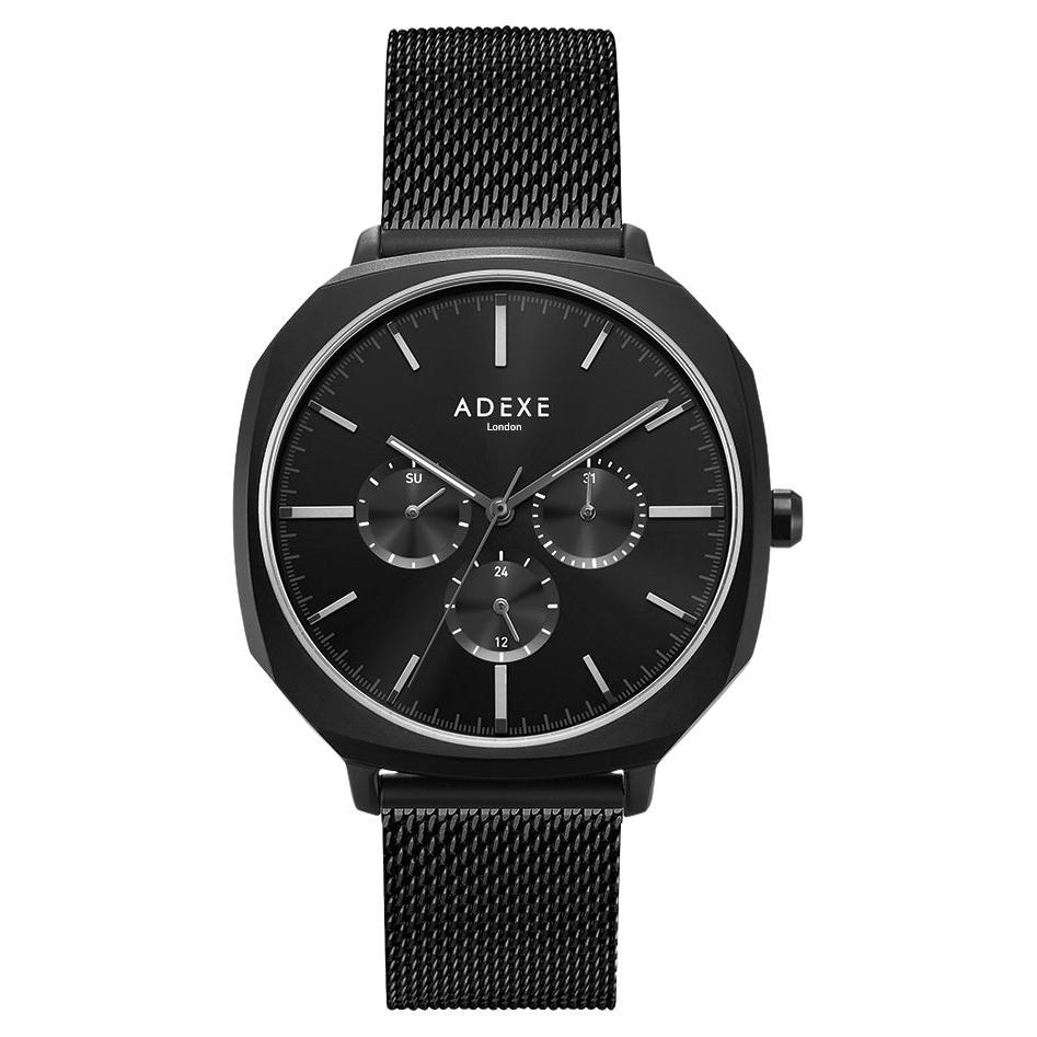 British All Gun Black Gents Square Quartz Watch 'Complimentary Extra Straps' For Sale