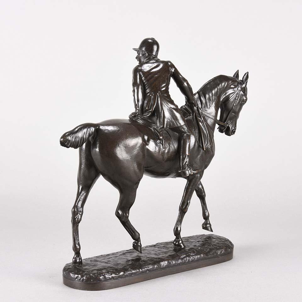 Cast British Animalier Bronze Study 'The Huntsman' by John Willis-Good