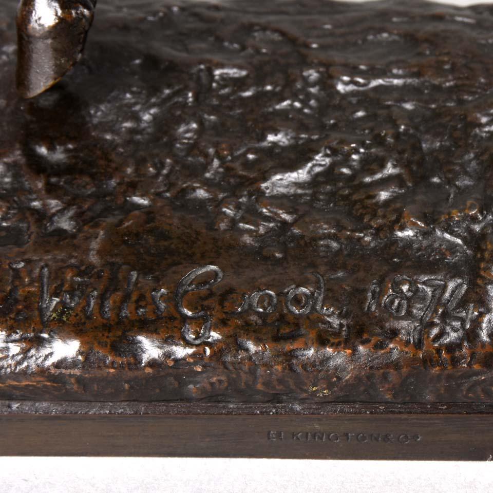 British Animalier Bronze Study 'The Huntsman' by John Willis-Good 1