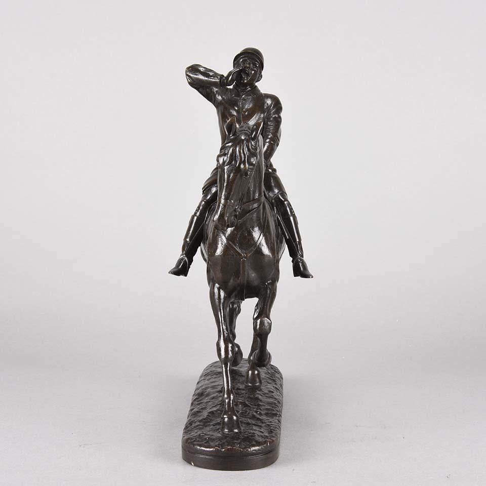 Georgian British Animalier Bronze Study 'The Whip' by John Willis-Good