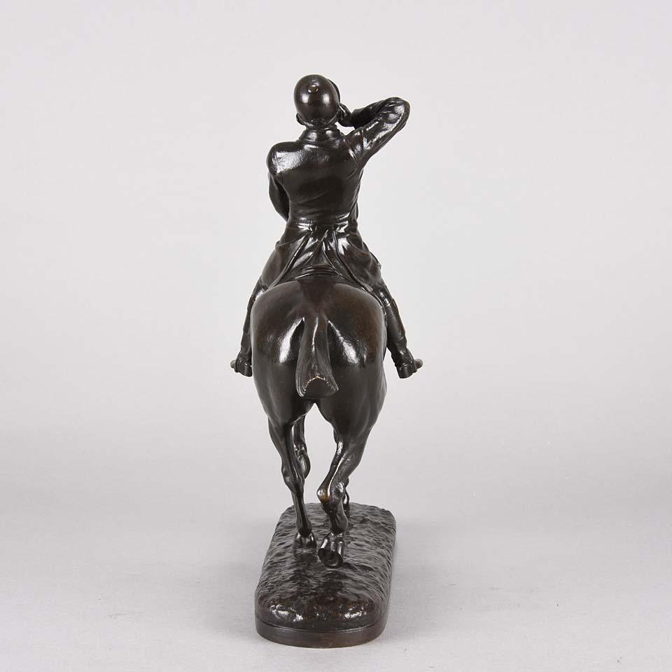 19th Century British Animalier Bronze Study 'The Whip' by John Willis-Good