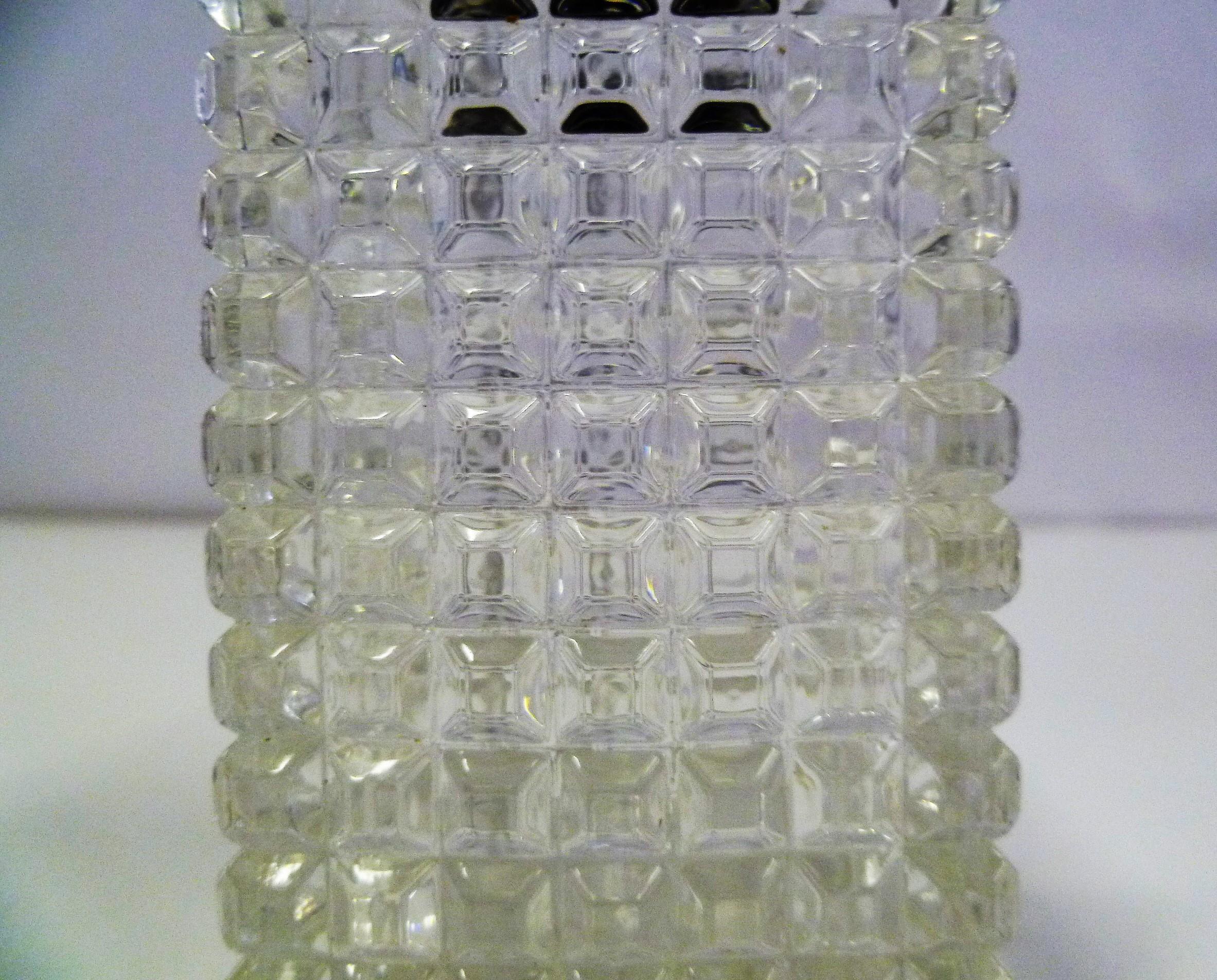 Début du 20ème siècle Sucrier et Muffineer en cristal taillé brillant d'antiquité britannique, Angleterre, années 1900 en vente