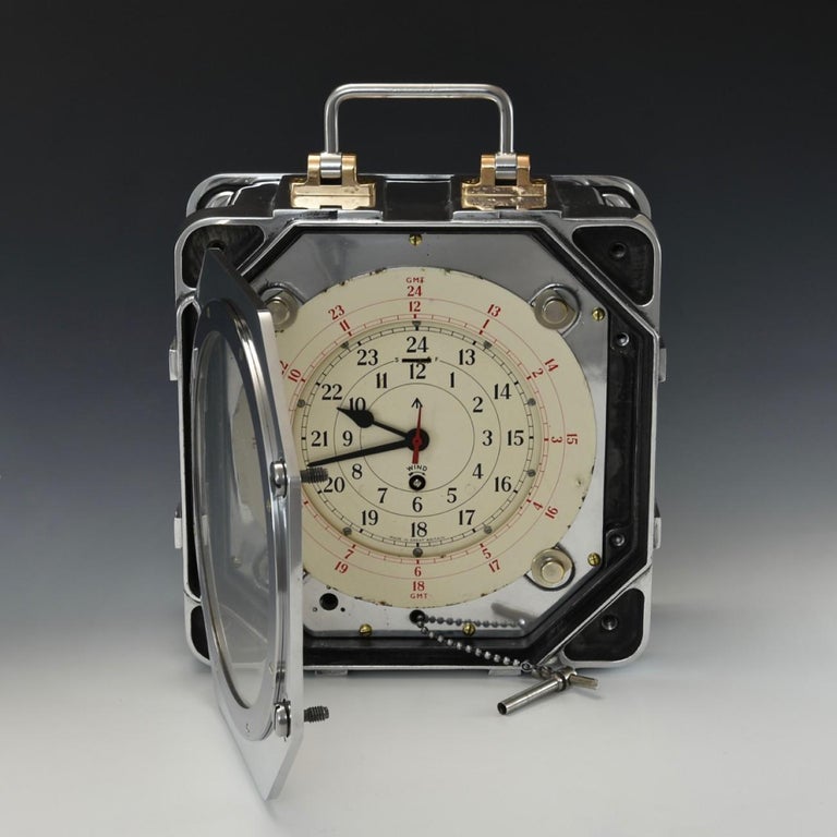 British Army 264 'SAS' Signals Squadron Military Clock, circa 1955 at