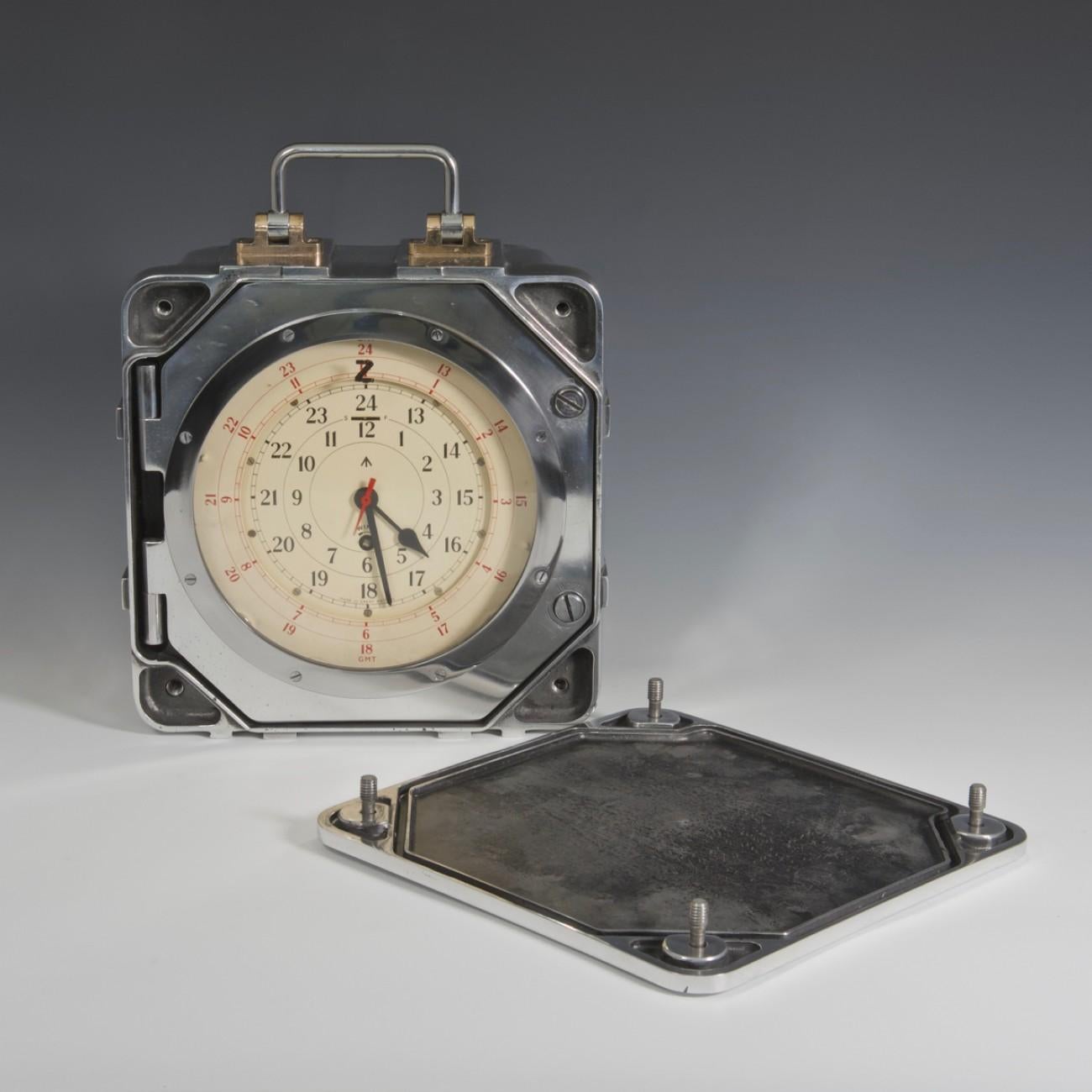 Mid-20th Century British Army 264 'SAS' Signals Squadron Military Clock, circa 1955