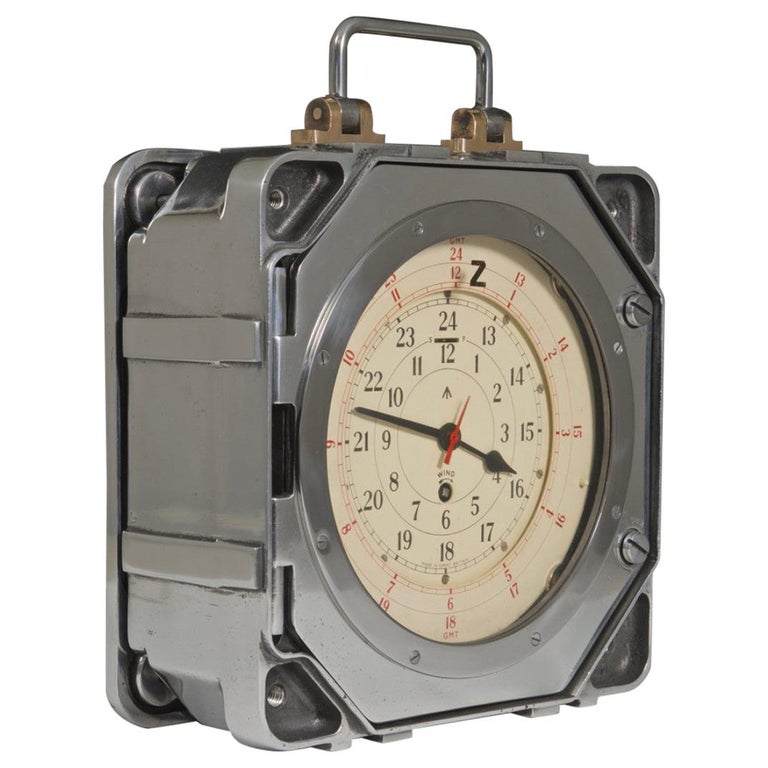 British Army 264 'SAS' Signals Squadron Military Clock, circa 1955 at