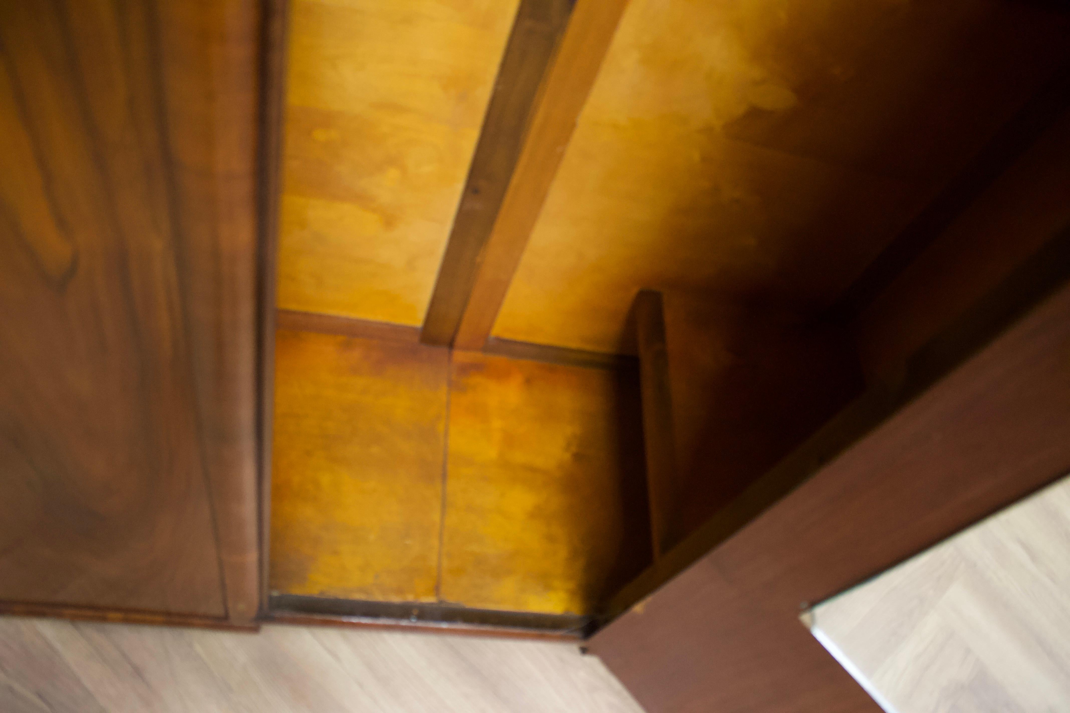 British Art Deco Style Walnut Wardrobe, 1950s 1
