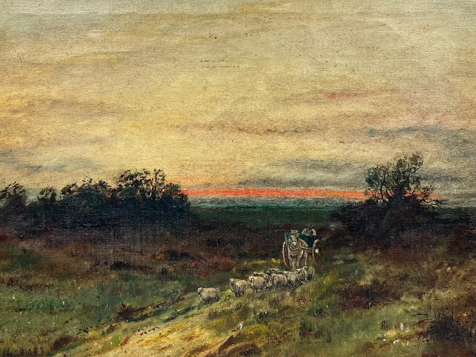 British artist, late 19th century 
signed oil painting on canvas, framed
framed: 15.5 x 20 inches
canvas: 13 x 17 inches
provenance: private collection, England 
condition: overall very good
