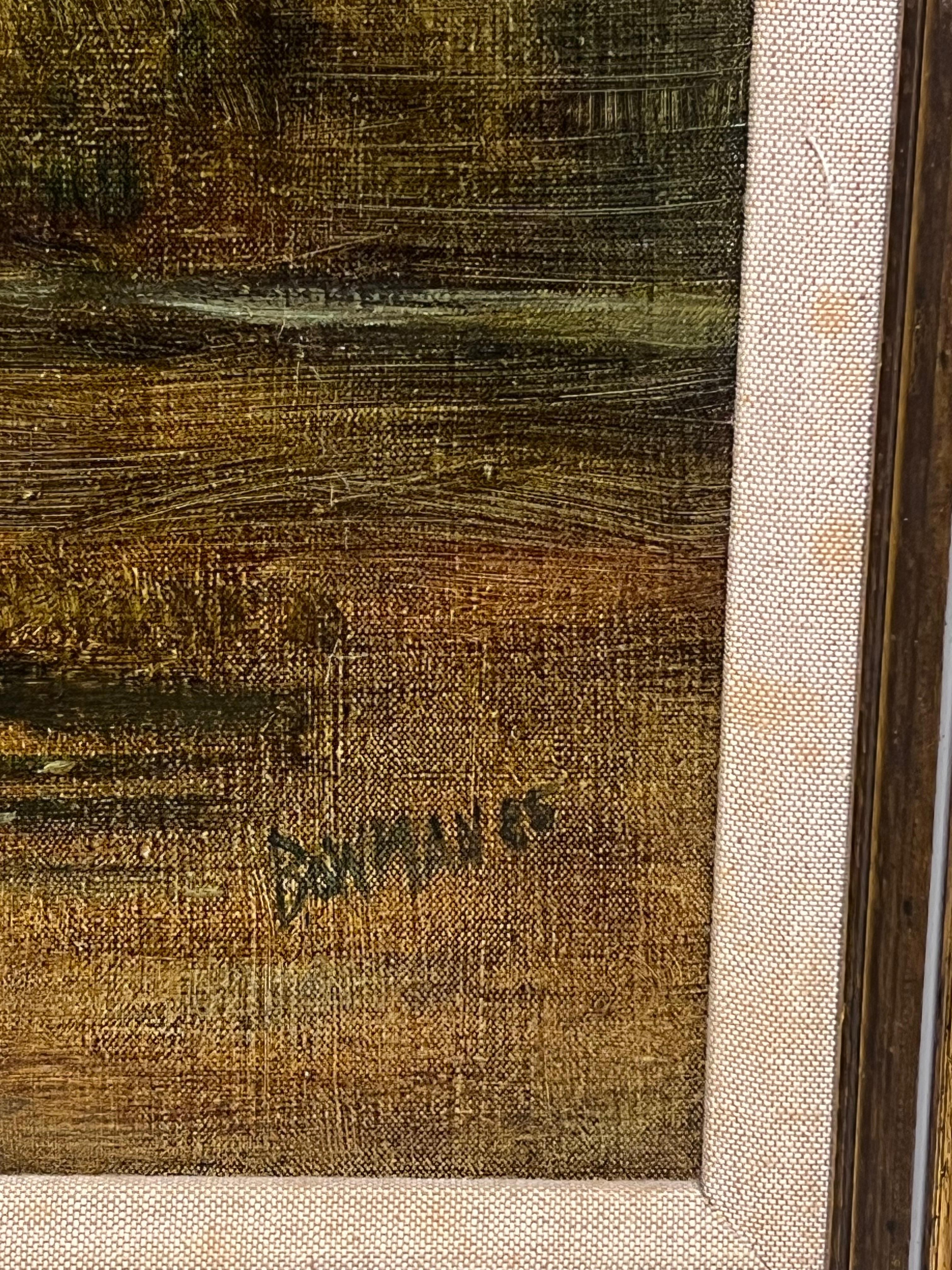 Rowing on the River
English Impressionist, 1980's period
signed oil on canvas, framed
framed: 25 x 30.5 inches
canvas: 20 x 26 inches
Provenance: private collection, UK
Condition: very good condition

For more any more information please do contact