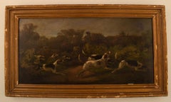 British Artist, Oil on Board, Fox Hunt, Late 19th Century