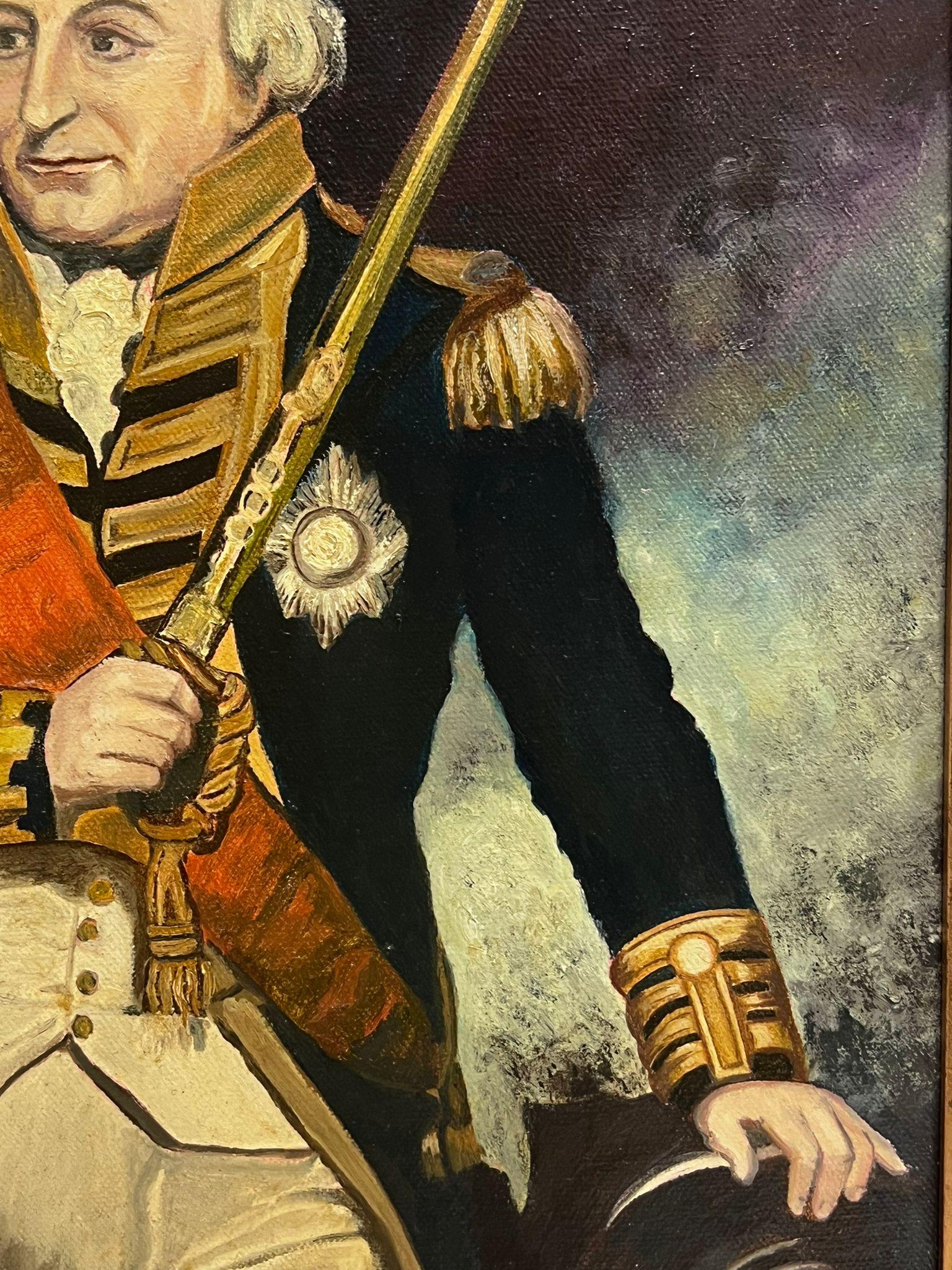 L'ammiraglio John Jervis, ritratto della marina britannica, è un dipinto a olio su tela. 1